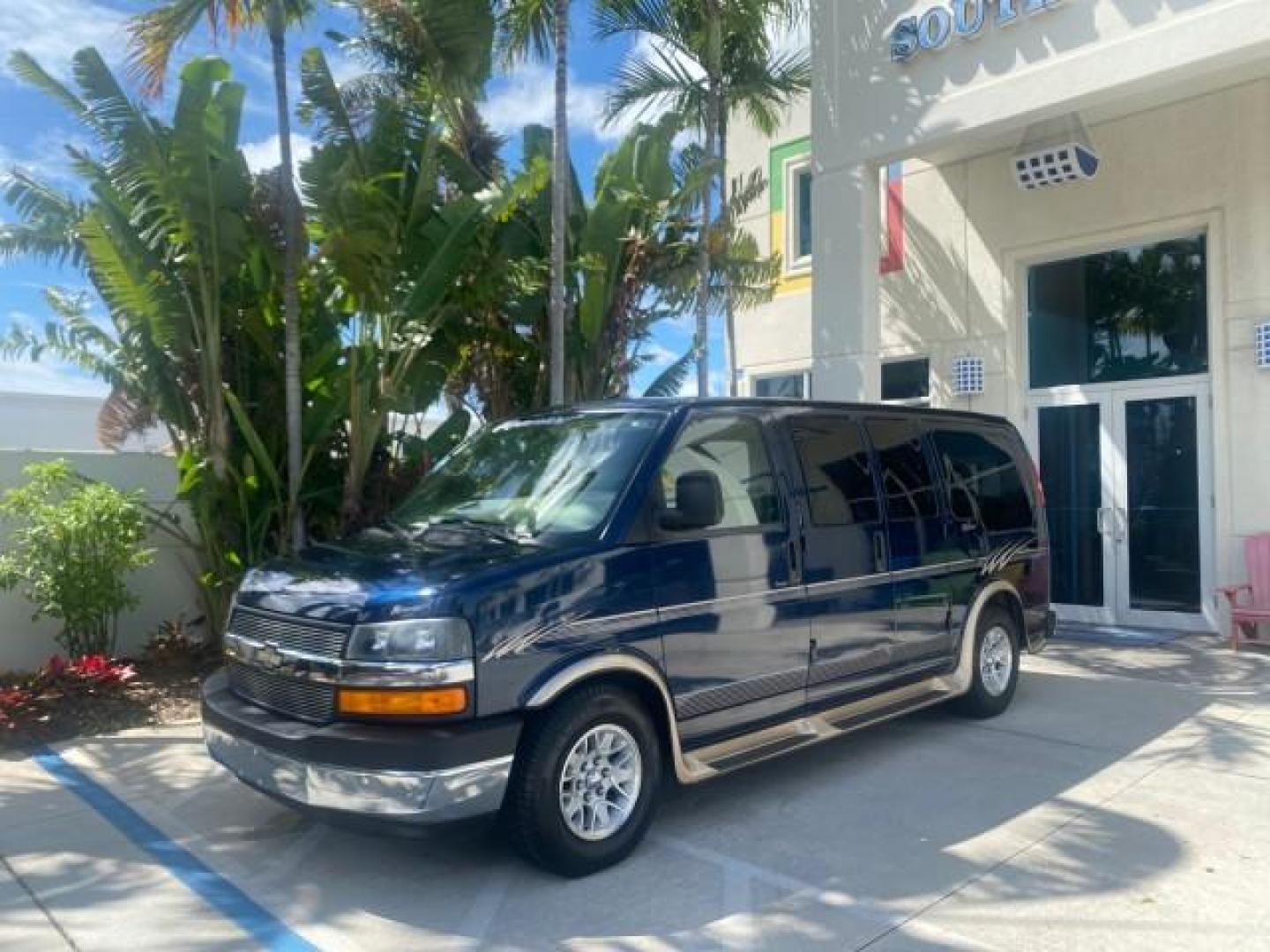 2005 Dark Blue Metallic /Neutral Chevrolet Express Van HANDICAP LIFT CONV LOW MILES 40,837 (1GBFG15T151) with an 5.3L Vortec 5300 V8 SFI Engine engine, Automatic transmission, located at 4701 North Dixie Hwy, Pompano Beach, FL, 33064, (954) 422-2889, 26.240938, -80.123474 - OUR WEBPAGE FLORIDACARS1.COM HAS OVER 100 PHOTOS AND FREE CARFAX LINK 2005 CHEVROLET REGENCY EXPRESS G1500 $20,000 - Conversion Van VIN: 1GBFG15T151226679 $20,000 - Handicap Lift $70,000 - NEW CHEVROLET REGENCY VAN 1 G B F G 1 5 T 1 5 1 2 2 6 6 7 9 VAN 5.3L V8 F GASOLINE REAR WHEEL DRIVE Features AB - Photo#31