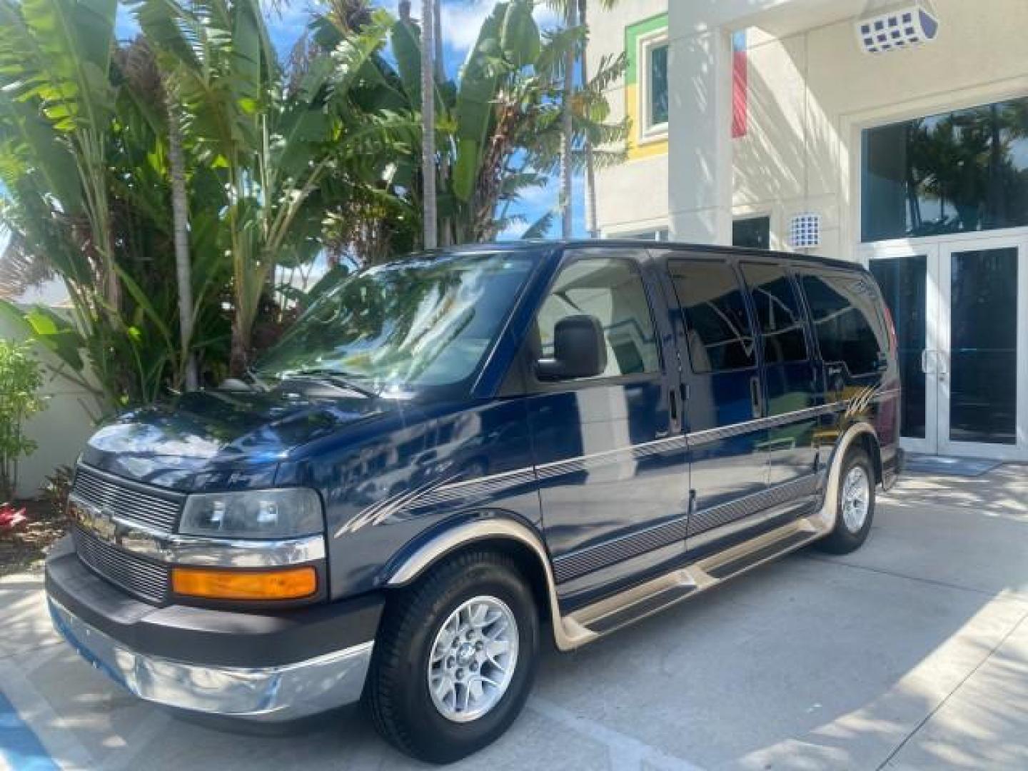 2005 Dark Blue Metallic /Neutral Chevrolet Express Van HANDICAP LIFT CONV LOW MILES 40,837 (1GBFG15T151) with an 5.3L Vortec 5300 V8 SFI Engine engine, Automatic transmission, located at 4701 North Dixie Hwy, Pompano Beach, FL, 33064, (954) 422-2889, 26.240938, -80.123474 - OUR WEBPAGE FLORIDACARS1.COM HAS OVER 100 PHOTOS AND FREE CARFAX LINK 2005 CHEVROLET REGENCY EXPRESS G1500 $20,000 - Conversion Van VIN: 1GBFG15T151226679 $20,000 - Handicap Lift $70,000 - NEW CHEVROLET REGENCY VAN 1 G B F G 1 5 T 1 5 1 2 2 6 6 7 9 VAN 5.3L V8 F GASOLINE REAR WHEEL DRIVE Features AB - Photo#32
