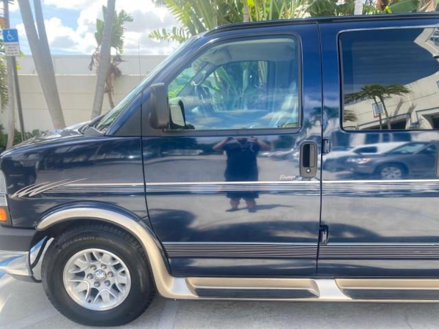 2005 Dark Blue Metallic /Neutral Chevrolet Express Van HANDICAP LIFT CONV LOW MILES 40,837 (1GBFG15T151) with an 5.3L Vortec 5300 V8 SFI Engine engine, Automatic transmission, located at 4701 North Dixie Hwy, Pompano Beach, FL, 33064, (954) 422-2889, 26.240938, -80.123474 - OUR WEBPAGE FLORIDACARS1.COM HAS OVER 100 PHOTOS AND FREE CARFAX LINK 2005 CHEVROLET REGENCY EXPRESS G1500 $20,000 - Conversion Van VIN: 1GBFG15T151226679 $20,000 - Handicap Lift $70,000 - NEW CHEVROLET REGENCY VAN 1 G B F G 1 5 T 1 5 1 2 2 6 6 7 9 VAN 5.3L V8 F GASOLINE REAR WHEEL DRIVE Features AB - Photo#39
