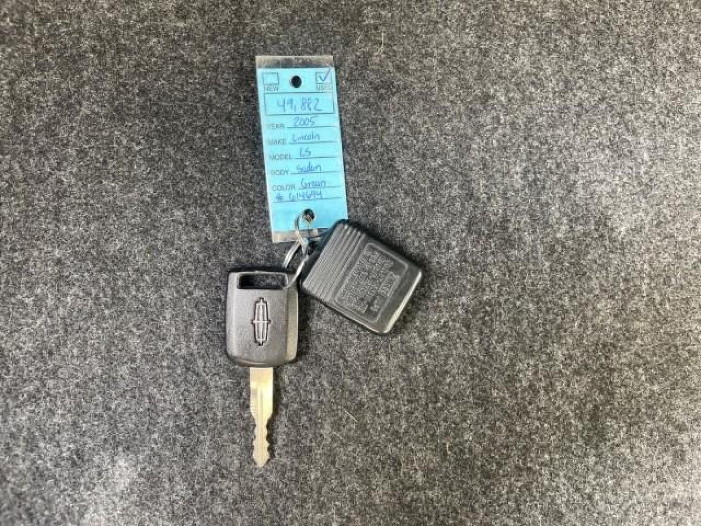 2005 Norsea Blue Metallic /Stone/Camel Lincoln LS LOW MILES 49882 1 OWNER FLORIDA (1LNHM86S05Y) with an 3.0L DOHC EFI 24-Valve V6 Engine engine, Automatic transmission, located at 4701 North Dixie Hwy, Pompano Beach, FL, 33064, (954) 422-2889, 26.240938, -80.123474 - OUR WEBPAGE FLORIDACARS1.COM HAS OVER 100 PHOTOS AND FREE CARFAX LINK 2005 LINCOLN LS LUXURY VIN: 1LNHM86S05Y614694 1 L N H M 8 6 S 0 5 Y 6 1 4 6 9 4 SEDAN 4 DR 3.0L V6 F DOHC GASOLINE REAR WHEEL DRIVE Features ABS Brakes Air Conditioning Alloy Wheels AM/FM Stereo Automatic Transmission Cassette Pla - Photo#23