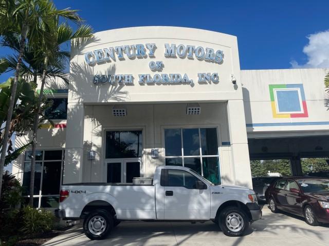 2014 Oxford White /Steel Gray Ford F-150 XL LOW MILES 28,806 4WD (1FTMF1EM2EK) with an 3.7L V6 Cylinder Engine engine, Automatic transmission, located at 4701 North Dixie Hwy, Pompano Beach, FL, 33064, (954) 422-2889, 26.240938, -80.123474 - OUR WEBPAGE FLORIDACARS1.COM HAS OVER 100 PHOTOS AND FREE CARFAX LINK 2014 FORD F-150 XL LONG BED 8 FT VIN: 1FTMF1EM2EKE36278 1 F T M F 1 E M 2 E K E 3 6 2 7 8 PICKUP 3.7L V6 F DOHC 24V FLEX FUEL REAR WHEEL DRIVE W/ 4X4 Features 4WD/AWD ABS Brakes Air Conditioning AM/FM Stereo Automatic Transmission - Photo#0