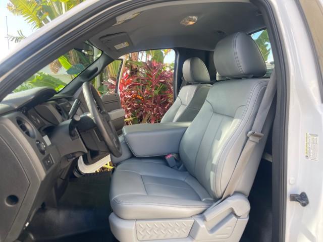 2014 Oxford White /Steel Gray Ford F-150 XL LOW MILES 28,806 4WD (1FTMF1EM2EK) with an 3.7L V6 Cylinder Engine engine, Automatic transmission, located at 4701 North Dixie Hwy, Pompano Beach, FL, 33064, (954) 422-2889, 26.240938, -80.123474 - OUR WEBPAGE FLORIDACARS1.COM HAS OVER 100 PHOTOS AND FREE CARFAX LINK 2014 FORD F-150 XL LONG BED 8 FT VIN: 1FTMF1EM2EKE36278 1 F T M F 1 E M 2 E K E 3 6 2 7 8 PICKUP 3.7L V6 F DOHC 24V FLEX FUEL REAR WHEEL DRIVE W/ 4X4 Features 4WD/AWD ABS Brakes Air Conditioning AM/FM Stereo Automatic Transmission - Photo#10