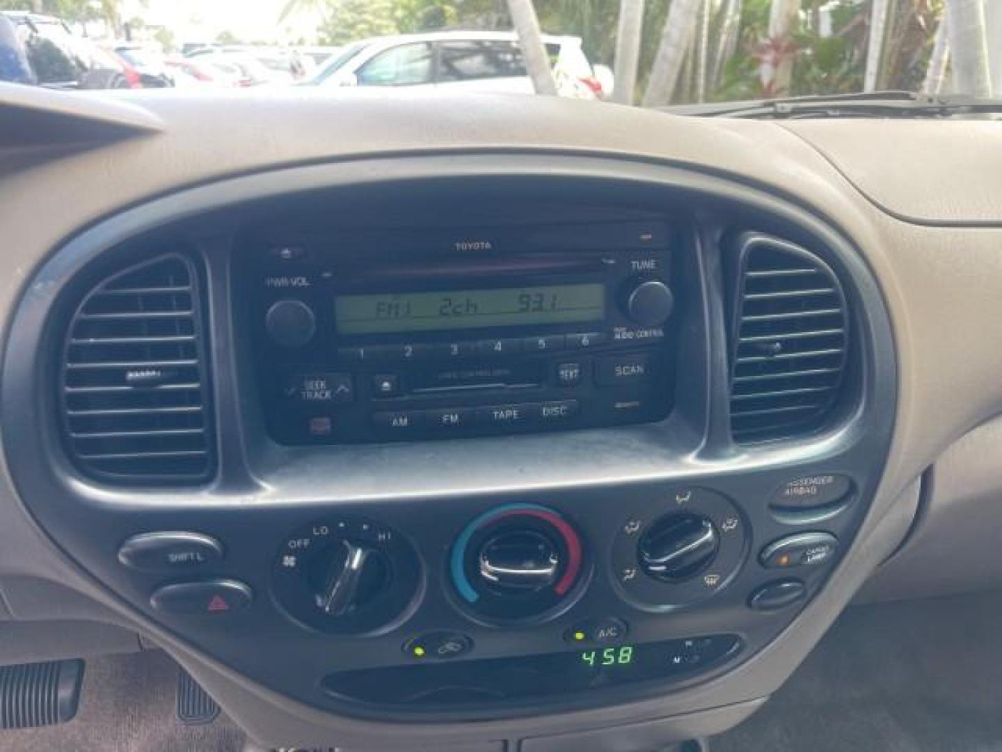 2006 Bluesteel Metallic /Taupe Toyota Tundra SR5 LOW MILES 4.7 V8 (5TBRT34136S) with an 4.7L DOHC SEFI 32-Valve i-Force V8 Engine engine, Automatic transmission, located at 4701 North Dixie Hwy, Pompano Beach, FL, 33064, (954) 422-2889, 26.240938, -80.123474 - OUR WEBPAGE FLORIDACARS1.COM HAS OVER 100 PHOTOS AND FREE CARFAX LINK 2006 TOYOTA TUNDRA SR5 LONG BED VIN: 5TBRT34136S474719 5 T B R T 3 4 1 3 6 S 4 7 4 7 1 9 4 DOOR EXTENDED CAB PICKUP 4.7L V8 F DOHC 32V GASOLINE REAR WHEEL DRIVE Features ABS Brakes Air Conditioning AM/FM Stereo Automatic Transmiss - Photo#56