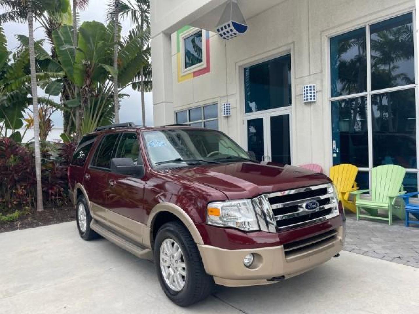 2012 Autumn Red Metallic /Camel Ford Expedition XLT LOW MILES 73,308 4WD (1FMJU1J54CE) with an 5.4L SOHC 24-Valve V8 FFV Engine engine, Automatic transmission, located at 4701 North Dixie Hwy, Pompano Beach, FL, 33064, (954) 422-2889, 26.240938, -80.123474 - OUR WEBPAGE FLORIDACARS1.COM HAS OVER 100 PHOTOS AND FREE CARFAX LINK 2012 FORD EXPEDITION XLT VIN: 1FMJU1J54CEF49311 1 F M J U 1 J 5 4 C E F 4 9 3 1 1 4 DOOR WAGON/SPORT UTILITY 5.4L V8 F SOHC 24V FLEX FUEL REAR WHEEL DRIVE W/ 4X4 Features 4WD/AWD ABS Brakes Air Conditioning Alloy Wheels AM/FM Ster - Photo#1