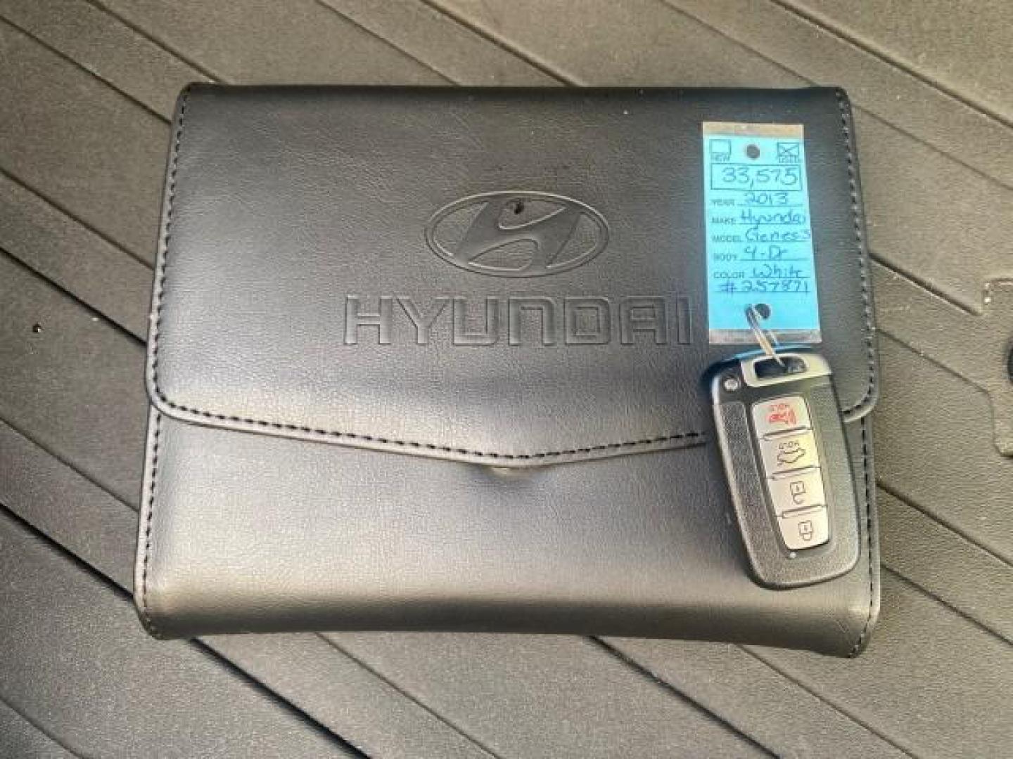 2013 White Satin Pearl /Saddle Hyundai Genesis 3.8L LOW MILES 33,576 (KMHGC4DD5DU) with an 3.8L DOHC GDI 24-Valve V6 Engine engine, Automatic transmission, located at 4701 North Dixie Hwy, Pompano Beach, FL, 33064, (954) 422-2889, 26.240938, -80.123474 - OUR WEBPAGE FLORIDACARS1.COM HAS OVER 100 PHOTOS AND FREE CARFAX LINK 2013 HYUNDAI GENESIS 3.8L VIN: KMHGC4DD5DU257871 K M H G C 4 D D 5 D U 2 5 7 8 7 1 SEDAN 4 DR 3.8L V6 F DOHC 24V GASOLINE REAR WHEEL DRIVE Features ABS Brakes Air Conditioning Alloy Wheels AM/FM Stereo Automatic Transmission Auxil - Photo#23