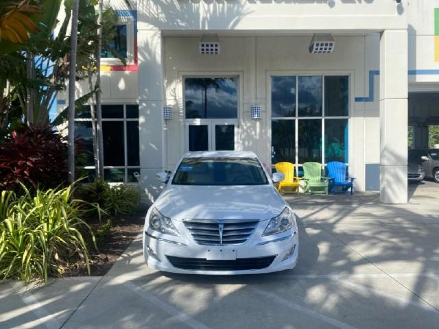 2013 White Satin Pearl /Saddle Hyundai Genesis 3.8L LOW MILES 33,576 (KMHGC4DD5DU) with an 3.8L DOHC GDI 24-Valve V6 Engine engine, Automatic transmission, located at 4701 North Dixie Hwy, Pompano Beach, FL, 33064, (954) 422-2889, 26.240938, -80.123474 - OUR WEBPAGE FLORIDACARS1.COM HAS OVER 100 PHOTOS AND FREE CARFAX LINK 2013 HYUNDAI GENESIS 3.8L VIN: KMHGC4DD5DU257871 K M H G C 4 D D 5 D U 2 5 7 8 7 1 SEDAN 4 DR 3.8L V6 F DOHC 24V GASOLINE REAR WHEEL DRIVE Features ABS Brakes Air Conditioning Alloy Wheels AM/FM Stereo Automatic Transmission Auxil - Photo#27