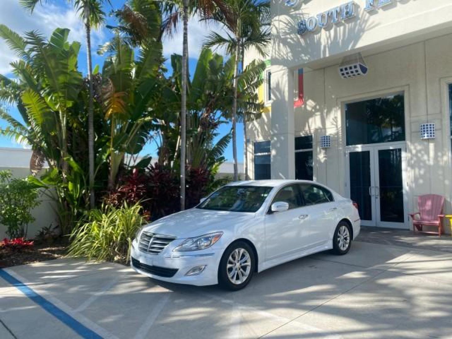 2013 White Satin Pearl /Saddle Hyundai Genesis 3.8L LOW MILES 33,576 (KMHGC4DD5DU) with an 3.8L DOHC GDI 24-Valve V6 Engine engine, Automatic transmission, located at 4701 North Dixie Hwy, Pompano Beach, FL, 33064, (954) 422-2889, 26.240938, -80.123474 - OUR WEBPAGE FLORIDACARS1.COM HAS OVER 100 PHOTOS AND FREE CARFAX LINK 2013 HYUNDAI GENESIS 3.8L VIN: KMHGC4DD5DU257871 K M H G C 4 D D 5 D U 2 5 7 8 7 1 SEDAN 4 DR 3.8L V6 F DOHC 24V GASOLINE REAR WHEEL DRIVE Features ABS Brakes Air Conditioning Alloy Wheels AM/FM Stereo Automatic Transmission Auxil - Photo#29