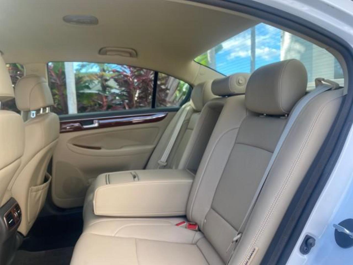 2013 White Satin Pearl /Saddle Hyundai Genesis 3.8L LOW MILES 33,576 (KMHGC4DD5DU) with an 3.8L DOHC GDI 24-Valve V6 Engine engine, Automatic transmission, located at 4701 North Dixie Hwy, Pompano Beach, FL, 33064, (954) 422-2889, 26.240938, -80.123474 - OUR WEBPAGE FLORIDACARS1.COM HAS OVER 100 PHOTOS AND FREE CARFAX LINK 2013 HYUNDAI GENESIS 3.8L VIN: KMHGC4DD5DU257871 K M H G C 4 D D 5 D U 2 5 7 8 7 1 SEDAN 4 DR 3.8L V6 F DOHC 24V GASOLINE REAR WHEEL DRIVE Features ABS Brakes Air Conditioning Alloy Wheels AM/FM Stereo Automatic Transmission Auxil - Photo#71