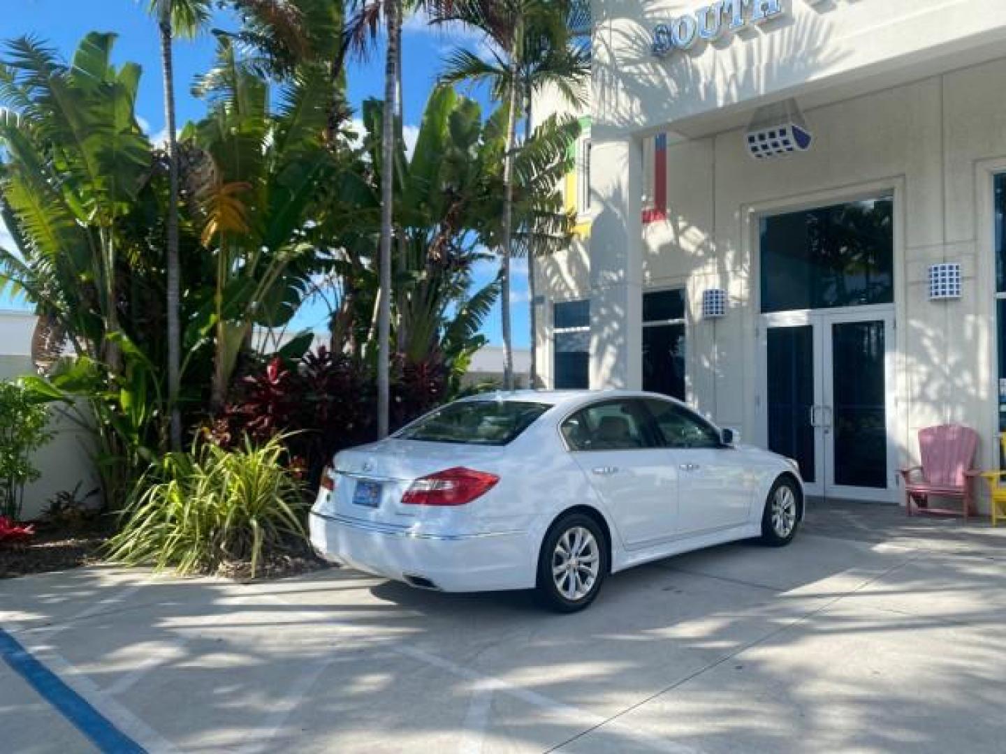 2013 White Satin Pearl /Saddle Hyundai Genesis 3.8L LOW MILES 33,576 (KMHGC4DD5DU) with an 3.8L DOHC GDI 24-Valve V6 Engine engine, Automatic transmission, located at 4701 North Dixie Hwy, Pompano Beach, FL, 33064, (954) 422-2889, 26.240938, -80.123474 - OUR WEBPAGE FLORIDACARS1.COM HAS OVER 100 PHOTOS AND FREE CARFAX LINK 2013 HYUNDAI GENESIS 3.8L VIN: KMHGC4DD5DU257871 K M H G C 4 D D 5 D U 2 5 7 8 7 1 SEDAN 4 DR 3.8L V6 F DOHC 24V GASOLINE REAR WHEEL DRIVE Features ABS Brakes Air Conditioning Alloy Wheels AM/FM Stereo Automatic Transmission Auxil - Photo#96