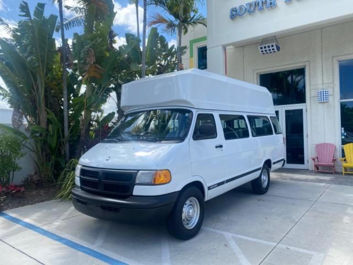 2002 Bright White /Dark Slate Gray Dodge Ram Van LOW MILES 61,263 HIGH TOP CONVERSION (2B7LB31Z42K) with an 5.9L MPI V8 Magnum Engine engine, Automatic transmission, located at 4701 North Dixie Hwy, Pompano Beach, FL, 33064, (954) 422-2889, 26.240938, -80.123474 - OUR WEBPAGE FLORIDACARS1.COM HAS OVER 100 PHOTOS AND FREE CARFAX LINK 2002 DODGE RAM VAN 3500 MAXI EXTENDED HIGH TOP 11 SEATER HANDICAP LIFT VIN: 2B7LB31Z42K117751 2 B 7 L B 3 1 Z 4 2 K 1 1 7 7 5 1 VAN 5.9L V8 F OHV 16V GASOLINE REAR WHEEL DRIVE Features ABS Brakes Air Conditioning AM/FM Stereo Auto - Photo#28