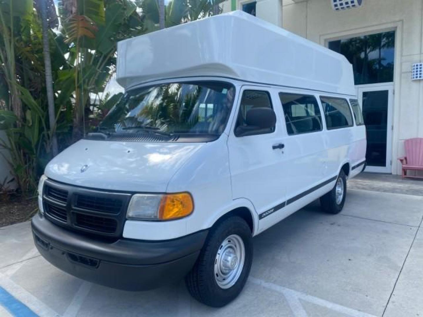 2002 Bright White /Dark Slate Gray Dodge Ram Van LOW MILES 61,263 HIGH TOP CONVERSION (2B7LB31Z42K) with an 5.9L MPI V8 Magnum Engine engine, Automatic transmission, located at 4701 North Dixie Hwy, Pompano Beach, FL, 33064, (954) 422-2889, 26.240938, -80.123474 - OUR WEBPAGE FLORIDACARS1.COM HAS OVER 100 PHOTOS AND FREE CARFAX LINK 2002 DODGE RAM VAN 3500 MAXI EXTENDED HIGH TOP 11 SEATER HANDICAP LIFT VIN: 2B7LB31Z42K117751 2 B 7 L B 3 1 Z 4 2 K 1 1 7 7 5 1 VAN 5.9L V8 F OHV 16V GASOLINE REAR WHEEL DRIVE Features ABS Brakes Air Conditioning AM/FM Stereo Auto - Photo#29