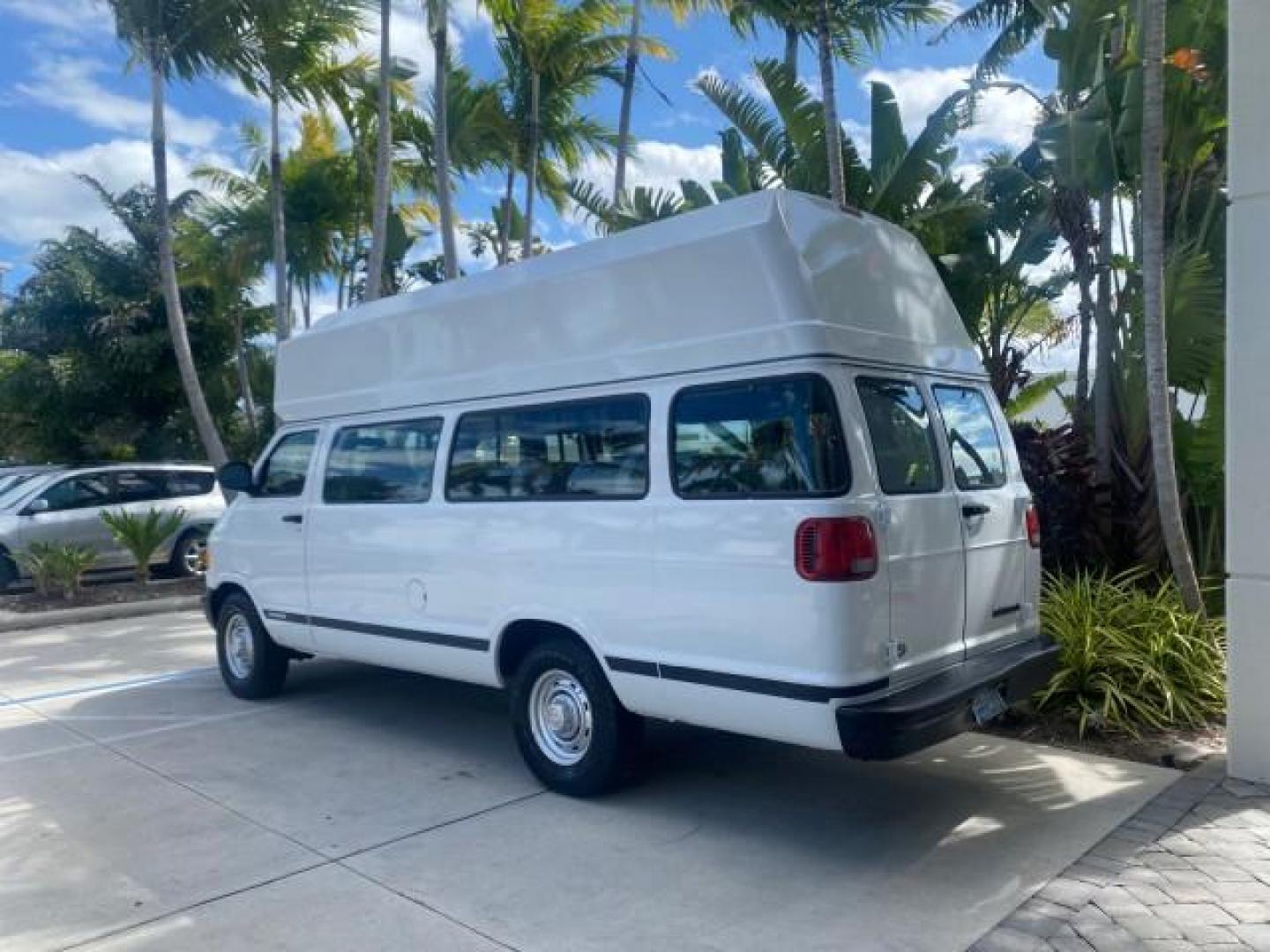 2002 Bright White /Dark Slate Gray Dodge Ram Van LOW MILES 61,263 HIGH TOP CONVERSION (2B7LB31Z42K) with an 5.9L MPI V8 Magnum Engine engine, Automatic transmission, located at 4701 North Dixie Hwy, Pompano Beach, FL, 33064, (954) 422-2889, 26.240938, -80.123474 - OUR WEBPAGE FLORIDACARS1.COM HAS OVER 100 PHOTOS AND FREE CARFAX LINK 2002 DODGE RAM VAN 3500 MAXI EXTENDED HIGH TOP 11 SEATER HANDICAP LIFT VIN: 2B7LB31Z42K117751 2 B 7 L B 3 1 Z 4 2 K 1 1 7 7 5 1 VAN 5.9L V8 F OHV 16V GASOLINE REAR WHEEL DRIVE Features ABS Brakes Air Conditioning AM/FM Stereo Auto - Photo#32