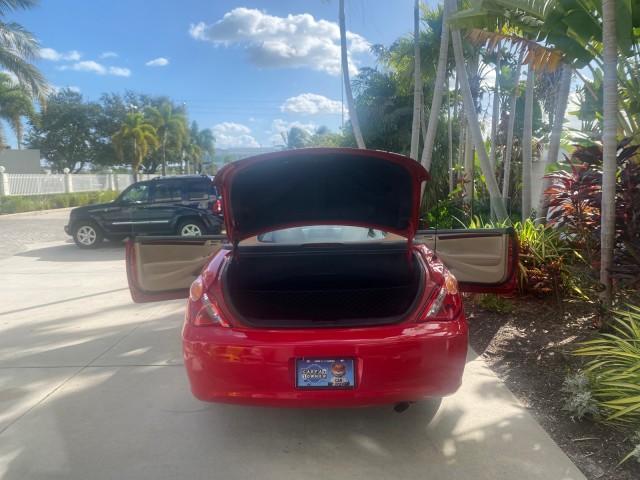 2005 Absolutely Red /Ivory Toyota Camry Solara SLE LOW MILES 63,889 (4T1FA38P85U) with an 3.3L DOHC SEFI VVT-i 24-Valve V6 Engine engine, Automatic transmission, located at 4701 North Dixie Hwy, Pompano Beach, FL, 33064, (954) 422-2889, 26.240938, -80.123474 - OUR WEBPAGE FLORIDACARS1.COM HAS OVER 100 PHOTOS AND FREE CARFAX LINK 2005 TOYOTA CAMRY SOLARA SLE V6 LOADED TOP OF THE LINE VIN: 4T1FA38P85U063157 4 T 1 F A 3 8 P 8 5 U 0 6 3 1 5 7 CONVERTIBLE 3.3L V6 F DOHC 24V GASOLINE FRONT WHEEL DRIVE Features ABS Brakes Air Conditioning Alloy Wheels AM/FM Ster - Photo#15