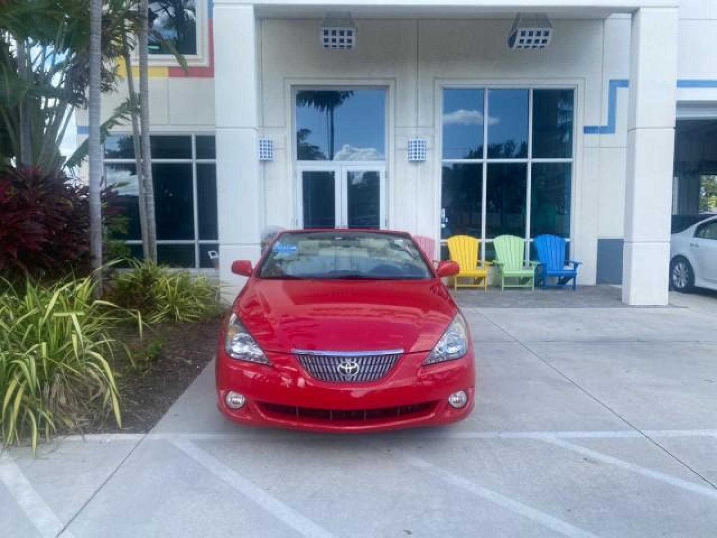 2005 Absolutely Red /Ivory Toyota Camry Solara SLE LOW MILES 63,889 (4T1FA38P85U) with an 3.3L DOHC SEFI VVT-i 24-Valve V6 Engine engine, Automatic transmission, located at 4701 North Dixie Hwy, Pompano Beach, FL, 33064, (954) 422-2889, 26.240938, -80.123474 - OUR WEBPAGE FLORIDACARS1.COM HAS OVER 100 PHOTOS AND FREE CARFAX LINK 2005 TOYOTA CAMRY SOLARA SLE V6 LOADED TOP OF THE LINE VIN: 4T1FA38P85U063157 4 T 1 F A 3 8 P 8 5 U 0 6 3 1 5 7 CONVERTIBLE 3.3L V6 F DOHC 24V GASOLINE FRONT WHEEL DRIVE Features ABS Brakes Air Conditioning Alloy Wheels AM/FM Ster - Photo#37