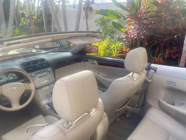 2005 Absolutely Red /Ivory Toyota Camry Solara SLE LOW MILES 63,889 (4T1FA38P85U) with an 3.3L DOHC SEFI VVT-i 24-Valve V6 Engine engine, Automatic transmission, located at 4701 North Dixie Hwy, Pompano Beach, FL, 33064, (954) 422-2889, 26.240938, -80.123474 - OUR WEBPAGE FLORIDACARS1.COM HAS OVER 100 PHOTOS AND FREE CARFAX LINK 2005 TOYOTA CAMRY SOLARA SLE V6 LOADED TOP OF THE LINE VIN: 4T1FA38P85U063157 4 T 1 F A 3 8 P 8 5 U 0 6 3 1 5 7 CONVERTIBLE 3.3L V6 F DOHC 24V GASOLINE FRONT WHEEL DRIVE Features ABS Brakes Air Conditioning Alloy Wheels AM/FM Ster - Photo#52