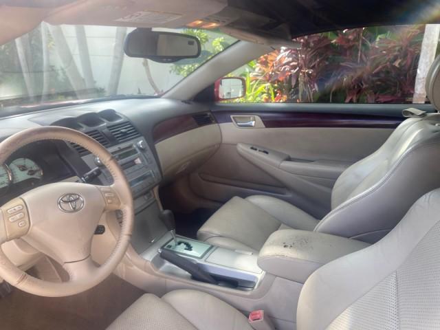 2005 Absolutely Red /Ivory Toyota Camry Solara SLE LOW MILES 63,889 (4T1FA38P85U) with an 3.3L DOHC SEFI VVT-i 24-Valve V6 Engine engine, Automatic transmission, located at 4701 North Dixie Hwy, Pompano Beach, FL, 33064, (954) 422-2889, 26.240938, -80.123474 - OUR WEBPAGE FLORIDACARS1.COM HAS OVER 100 PHOTOS AND FREE CARFAX LINK 2005 TOYOTA CAMRY SOLARA SLE V6 LOADED TOP OF THE LINE VIN: 4T1FA38P85U063157 4 T 1 F A 3 8 P 8 5 U 0 6 3 1 5 7 CONVERTIBLE 3.3L V6 F DOHC 24V GASOLINE FRONT WHEEL DRIVE Features ABS Brakes Air Conditioning Alloy Wheels AM/FM Ster - Photo#67