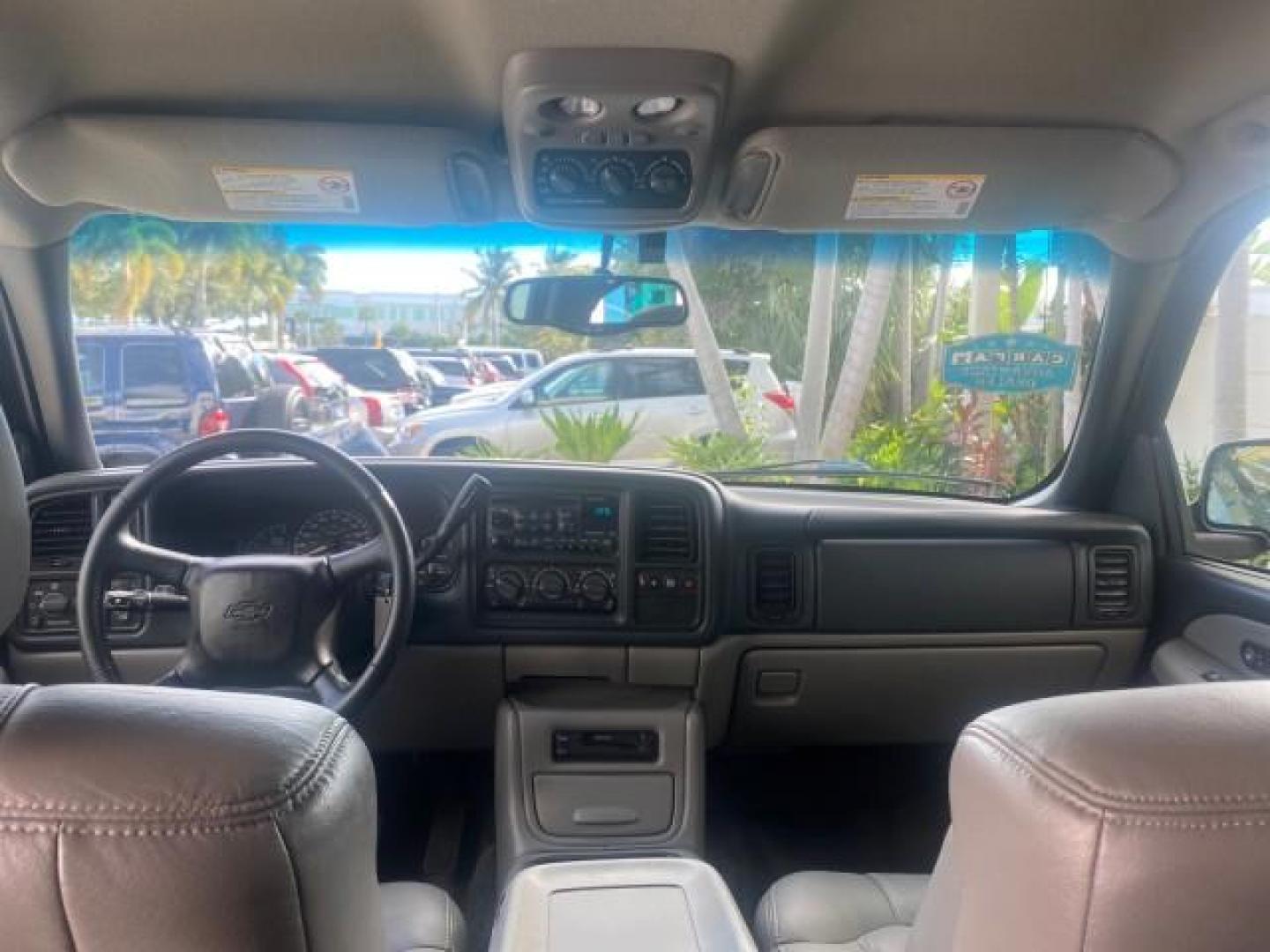 2002 Medium Charcoal Gray Metalli /Graphite/Medium Gray Chevrolet Suburban LT LOW MILES 60,399 1 OWNER (3GNEC16T32G) with an 5.3L Vortec 1000 SFI V8 Engine engine, Automatic transmission, located at 4701 North Dixie Hwy, Pompano Beach, FL, 33064, (954) 422-2889, 26.240938, -80.123474 - OUR WEBPAGE FLORIDACARS1.COM HAS OVER 100 PHOTOS AND FREE CARFAX LINK 2002 CHEVROLET SUBURBAN 1500 LT AUTORIDE VIN: 3GNEC16T32G235731 3 G N E C 1 6 T 3 2 G 2 3 5 7 3 1 4 DOOR WAGON/SPORT UTILITY 5.3L V8 F OHV GASOLINE REAR WHEEL DRIVE TOW PKG Features ABS Brakes Air Conditioning Alloy Wheels AM/FM S - Photo#83