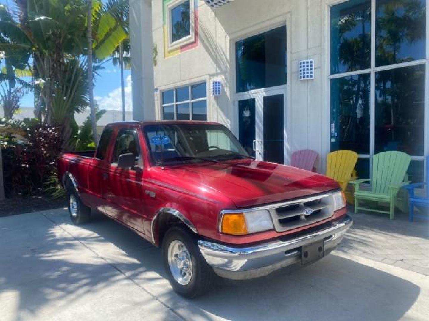 1995 Red /Tan Ford Ranger XLT EXTENDED CAB LOW MILES 64,867 (1FTCR14X7ST) with an 4.0L SPFI V6 Engine engine, Automatic transmission, located at 4701 North Dixie Hwy, Pompano Beach, FL, 33064, (954) 422-2889, 26.240938, -80.123474 - OUR WEBPAGE FLORIDACARS1.COM HAS OVER 100 PHOTOS AND FREE CARFAX LINK 1995 FORD RANGER SPLASH EXTENDED CAB - ICE COLD AC VIN: 1FTCR14X7STA40495 1 F T C R 1 4 X 7 S T A 4 0 4 9 5 CLUB CAB PICKUP 4.0L V6 F GASOLINE 29 MPG REAR WHEEL DRIVE Features ABS Brakes Air Conditioning Alloy Wheels AM/FM Stereo - Photo#1