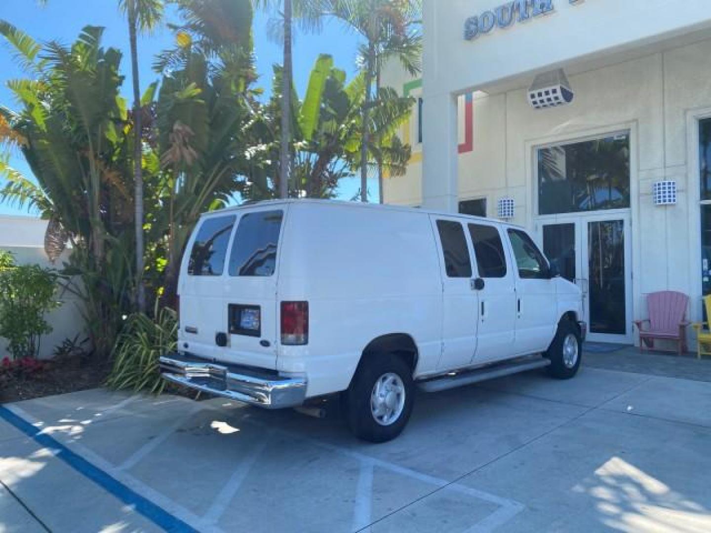 2008 Oxford White /Medium flint Ford Econoline Cargo Van CARGO VAN E250 LOW MILES 58,008 (1FTNE24W38D) with an 4.6L SOHC EFI V8 Triton Engine engine, Automatic transmission, located at 4701 North Dixie Hwy, Pompano Beach, FL, 33064, (954) 422-2889, 26.240938, -80.123474 - OUR WEBPAGE FLORIDACARS1.COM HAS OVER 100 PHOTOS AND FREE CARFAX LINK 2008 FORD E-SERIES E-250 VIN: 1FTNE24W38DB01913 1 F T N E 2 4 W 3 8 D B 0 1 9 1 3 VAN 4.6L V8 F SOHC 16V GASOLINE REAR WHEEL DRIVE Features ABS Brakes Air Conditioning AM/FM Stereo Automatic Transmission CD Audio Cruise Control Po - Photo#91