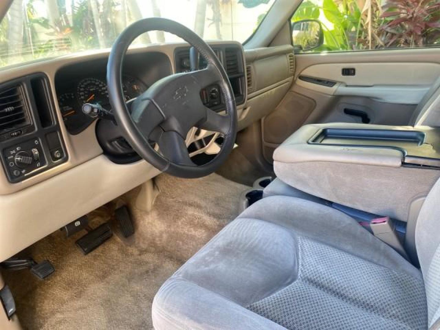 2003 Indigo Blue Metallic /Tan/Neutral Chevrolet Suburban LT 1 OWNER NO ACCIDENTS (1GNEC16Z13R) with an 5.3L Vortec 5300 V8 SFI Bi-Fuel Engine engine, Automatic transmission, located at 4701 North Dixie Hwy, Pompano Beach, FL, 33064, (954) 422-2889, 26.240938, -80.123474 - OUR WEBPAGE FLORIDACARS1.COM HAS OVER 100 PHOTOS AND FREE CARFAX LINK 2003 CHEVROLET SUBURBAN 1500 LS VIN: 1GNEC16Z13R307421 1 G N E C 1 6 Z 1 3 R 3 0 7 4 2 1 4 DOOR WAGON/SPORT UTILITY 5.3L V8 F FLEX FUEL 18 MPG REAR WHEEL DRIVE Features ABS Brakes Air Conditioning Alloy Wheels AM/FM Stereo Automat - Photo#46