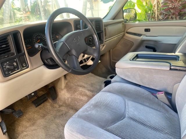 2003 Indigo Blue Metallic /Tan/Neutral Chevrolet Suburban LT 1 OWNER NO ACCIDENTS (1GNEC16Z13R) with an 5.3L Vortec 5300 V8 SFI Bi-Fuel Engine engine, Automatic transmission, located at 4701 North Dixie Hwy, Pompano Beach, FL, 33064, (954) 422-2889, 26.240938, -80.123474 - OUR WEBPAGE FLORIDACARS1.COM HAS OVER 100 PHOTOS AND FREE CARFAX LINK 2003 CHEVROLET SUBURBAN 1500 LS VIN: 1GNEC16Z13R307421 1 G N E C 1 6 Z 1 3 R 3 0 7 4 2 1 4 DOOR WAGON/SPORT UTILITY 5.3L V8 F FLEX FUEL 18 MPG REAR WHEEL DRIVE Features ABS Brakes Air Conditioning Alloy Wheels AM/FM Stereo Automat - Photo#46