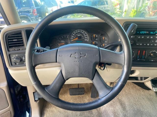 2003 Indigo Blue Metallic /Tan/Neutral Chevrolet Suburban LT 1 OWNER NO ACCIDENTS (1GNEC16Z13R) with an 5.3L Vortec 5300 V8 SFI Bi-Fuel Engine engine, Automatic transmission, located at 4701 North Dixie Hwy, Pompano Beach, FL, 33064, (954) 422-2889, 26.240938, -80.123474 - OUR WEBPAGE FLORIDACARS1.COM HAS OVER 100 PHOTOS AND FREE CARFAX LINK 2003 CHEVROLET SUBURBAN 1500 LS VIN: 1GNEC16Z13R307421 1 G N E C 1 6 Z 1 3 R 3 0 7 4 2 1 4 DOOR WAGON/SPORT UTILITY 5.3L V8 F FLEX FUEL 18 MPG REAR WHEEL DRIVE Features ABS Brakes Air Conditioning Alloy Wheels AM/FM Stereo Automat - Photo#48