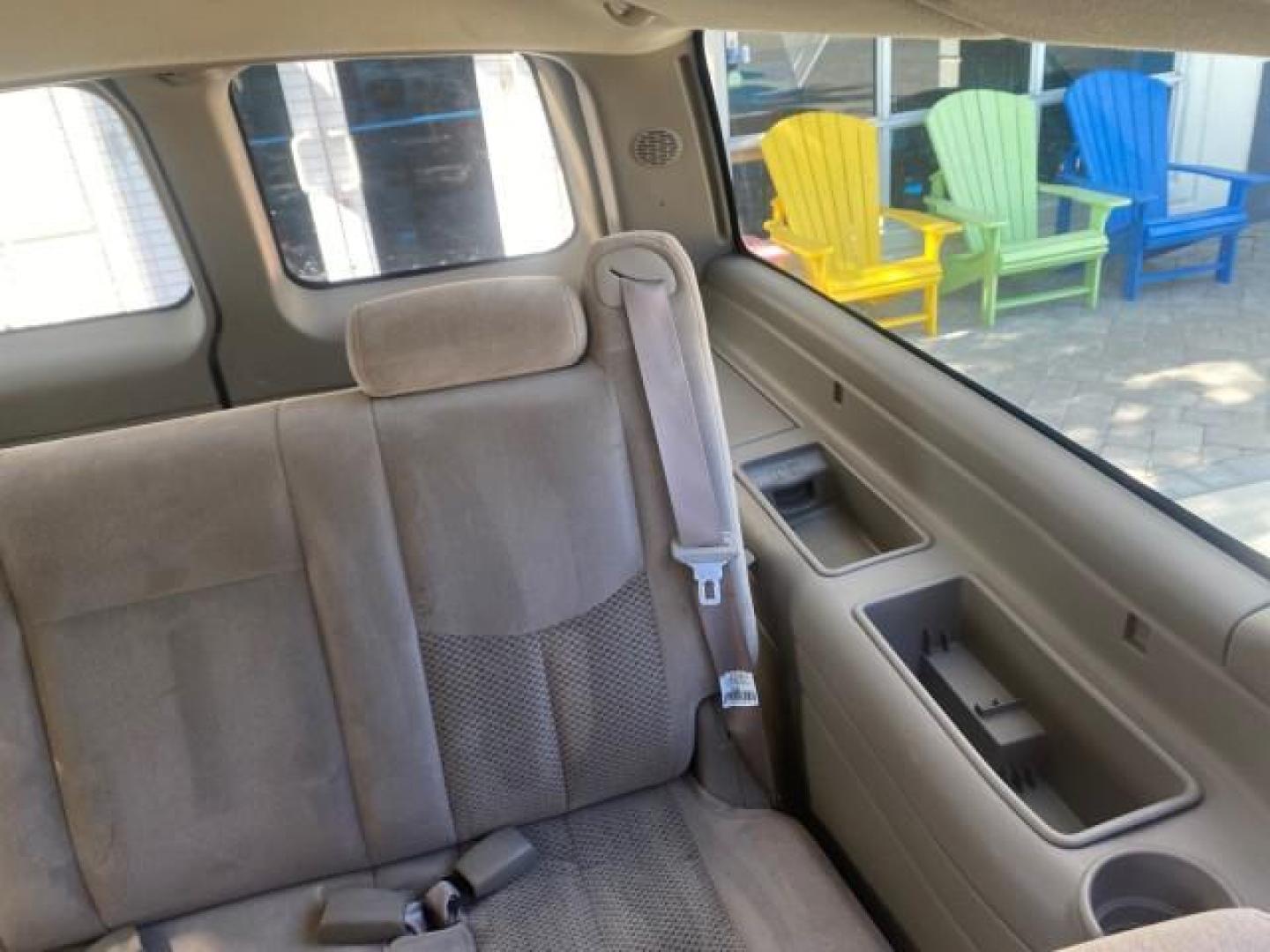 2003 Indigo Blue Metallic /Tan/Neutral Chevrolet Suburban LT 1 OWNER NO ACCIDENTS (1GNEC16Z13R) with an 5.3L Vortec 5300 V8 SFI Bi-Fuel Engine engine, Automatic transmission, located at 4701 North Dixie Hwy, Pompano Beach, FL, 33064, (954) 422-2889, 26.240938, -80.123474 - OUR WEBPAGE FLORIDACARS1.COM HAS OVER 100 PHOTOS AND FREE CARFAX LINK 2003 CHEVROLET SUBURBAN 1500 LS VIN: 1GNEC16Z13R307421 1 G N E C 1 6 Z 1 3 R 3 0 7 4 2 1 4 DOOR WAGON/SPORT UTILITY 5.3L V8 F FLEX FUEL 18 MPG REAR WHEEL DRIVE Features ABS Brakes Air Conditioning Alloy Wheels AM/FM Stereo Automat - Photo#82