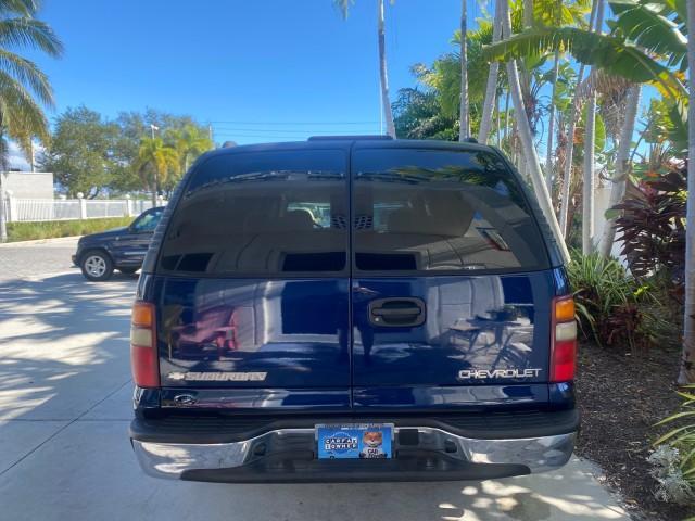 2003 Indigo Blue Metallic /Tan/Neutral Chevrolet Suburban LT 1 OWNER NO ACCIDENTS (1GNEC16Z13R) with an 5.3L Vortec 5300 V8 SFI Bi-Fuel Engine engine, Automatic transmission, located at 4701 North Dixie Hwy, Pompano Beach, FL, 33064, (954) 422-2889, 26.240938, -80.123474 - OUR WEBPAGE FLORIDACARS1.COM HAS OVER 100 PHOTOS AND FREE CARFAX LINK 2003 CHEVROLET SUBURBAN 1500 LS VIN: 1GNEC16Z13R307421 1 G N E C 1 6 Z 1 3 R 3 0 7 4 2 1 4 DOOR WAGON/SPORT UTILITY 5.3L V8 F FLEX FUEL 18 MPG REAR WHEEL DRIVE Features ABS Brakes Air Conditioning Alloy Wheels AM/FM Stereo Automat - Photo#89
