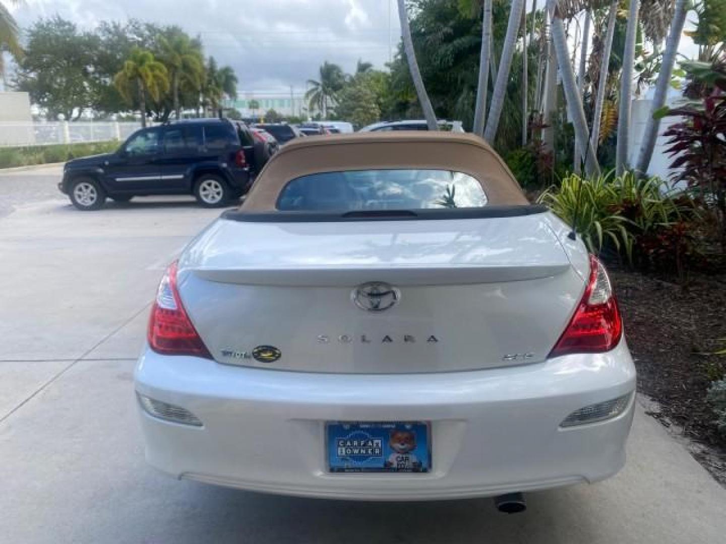 2007 Blizzard Pearl /Ivory Toyota Camry Solara SLE LOW MILES 67,647 (4T1FA38P37U) with an 3.3L DOHC SMPI VVT-i 24-Valve V6 Engine engine, Automatic transmission, located at 4701 North Dixie Hwy, Pompano Beach, FL, 33064, (954) 422-2889, 26.240938, -80.123474 - OUR WEBPAGE FLORIDACARS1.COM HAS OVER 100 PHOTOS AND FREE CARFAX LINK 2007 TOYOTA CAMRY SOLARA SLE V6 VIN: 4T1FA38P37U115572 4 T 1 F A 3 8 P 3 7 U 1 1 5 5 7 2 CONVERTIBLE 3.3L V6 F DOHC 24V GASOLINE 29 MPG FRONT WHEEL DRIVE Features ABS Brakes Air Conditioning Alloy Wheels AM/FM Stereo Automatic Tra - Photo#46