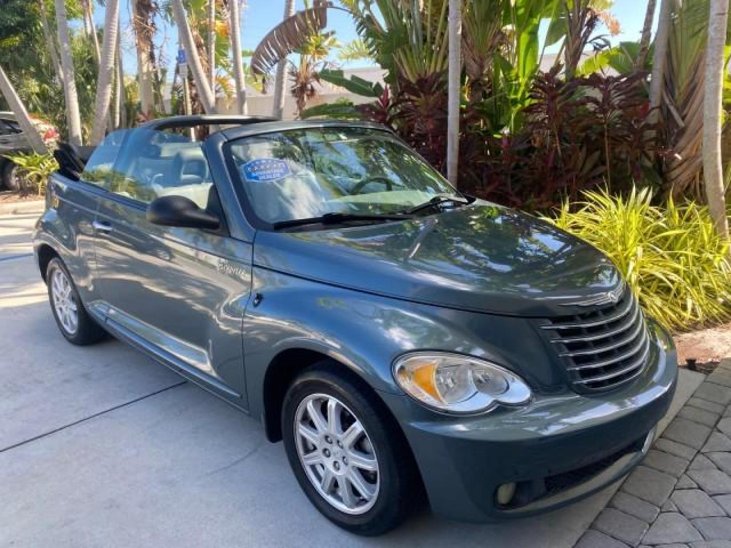 2006 Marine Blue Pearl /Pastel Slate Gray Chrysler PT Cruiser CONV Touring LOW MILES 36,241 (3C3JY55E06T) with an 2.4L DOHC SMPI 16-Valve I4 Engine engine, Automatic transmission, located at 4701 North Dixie Hwy, Pompano Beach, FL, 33064, (954) 422-2889, 26.240938, -80.123474 - OUR WEBPAGE FLORIDACARS1.COM HAS OVER 100 PHOTOS AND FREE CARFAX LINK 2006 CHRYSLER PT CRUISER TOURING TOP WORKS GREAT VIN: 3C3JY55E06T270148 3 C 3 J Y 5 5 E 0 6 T 2 7 0 1 4 8 CONVERTIBLE 2.4L I4 F DOHC 16V TURBO GASOLINE 26 MPG FRONT WHEEL DRIVE Features ABS Brakes Air Conditioning Alloy Wheels AM/ - Photo#24