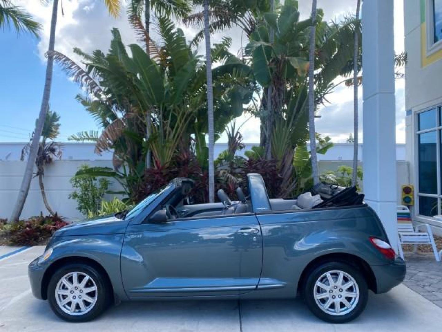 2006 Marine Blue Pearl /Pastel Slate Gray Chrysler PT Cruiser CONV Touring LOW MILES 36,241 (3C3JY55E06T) with an 2.4L DOHC SMPI 16-Valve I4 Engine engine, Automatic transmission, located at 4701 North Dixie Hwy, Pompano Beach, FL, 33064, (954) 422-2889, 26.240938, -80.123474 - OUR WEBPAGE FLORIDACARS1.COM HAS OVER 100 PHOTOS AND FREE CARFAX LINK 2006 CHRYSLER PT CRUISER TOURING TOP WORKS GREAT VIN: 3C3JY55E06T270148 3 C 3 J Y 5 5 E 0 6 T 2 7 0 1 4 8 CONVERTIBLE 2.4L I4 F DOHC 16V TURBO GASOLINE 26 MPG FRONT WHEEL DRIVE Features ABS Brakes Air Conditioning Alloy Wheels AM/ - Photo#38