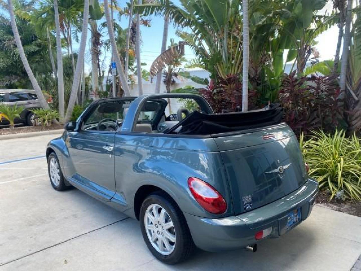 2006 Marine Blue Pearl /Pastel Slate Gray Chrysler PT Cruiser CONV Touring LOW MILES 36,241 (3C3JY55E06T) with an 2.4L DOHC SMPI 16-Valve I4 Engine engine, Automatic transmission, located at 4701 North Dixie Hwy, Pompano Beach, FL, 33064, (954) 422-2889, 26.240938, -80.123474 - OUR WEBPAGE FLORIDACARS1.COM HAS OVER 100 PHOTOS AND FREE CARFAX LINK 2006 CHRYSLER PT CRUISER TOURING TOP WORKS GREAT VIN: 3C3JY55E06T270148 3 C 3 J Y 5 5 E 0 6 T 2 7 0 1 4 8 CONVERTIBLE 2.4L I4 F DOHC 16V TURBO GASOLINE 26 MPG FRONT WHEEL DRIVE Features ABS Brakes Air Conditioning Alloy Wheels AM/ - Photo#42