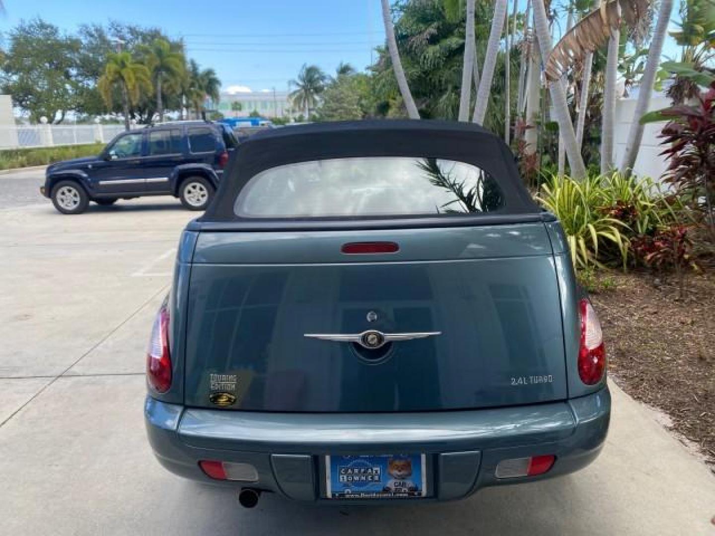 2006 Marine Blue Pearl /Pastel Slate Gray Chrysler PT Cruiser CONV Touring LOW MILES 36,241 (3C3JY55E06T) with an 2.4L DOHC SMPI 16-Valve I4 Engine engine, Automatic transmission, located at 4701 North Dixie Hwy, Pompano Beach, FL, 33064, (954) 422-2889, 26.240938, -80.123474 - OUR WEBPAGE FLORIDACARS1.COM HAS OVER 100 PHOTOS AND FREE CARFAX LINK 2006 CHRYSLER PT CRUISER TOURING TOP WORKS GREAT VIN: 3C3JY55E06T270148 3 C 3 J Y 5 5 E 0 6 T 2 7 0 1 4 8 CONVERTIBLE 2.4L I4 F DOHC 16V TURBO GASOLINE 26 MPG FRONT WHEEL DRIVE Features ABS Brakes Air Conditioning Alloy Wheels AM/ - Photo#45