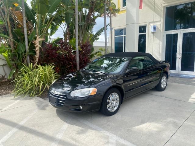 2004 Brilliant Black Crystal Prl /Dark Slate Gray Chrysler Sebring Limited LOW MILES 66,139 (1C3EL65R84N) with an 2.7L MPI DOHC 24-Valve V6 Engine engine, Automatic transmission, located at 4701 North Dixie Hwy, Pompano Beach, FL, 33064, (954) 422-2889, 26.240938, -80.123474 - OUR WEBPAGE FLORIDACARS1.COM HAS OVER 100 PHOTOS AND FREE CARFAX LINK 2004 CHRYSLER SEBRING LIMITED VIN: 1C3EL65R84N154413 1 C 3 E L 6 5 R 8 4 N 1 5 4 4 1 3 CONVERTIBLE 2.7L V6 F DOHC GASOLINE 28 MPG FRONT WHEEL DRIVE Features ABS Brakes Air Conditioning Alloy Wheels AM/FM Stereo Automatic Transmiss - Photo#31