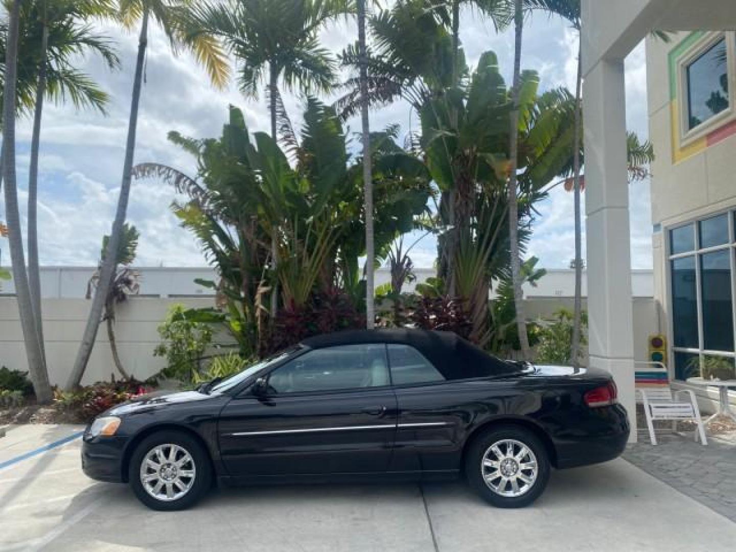 2004 Brilliant Black Crystal Prl /Dark Slate Gray Chrysler Sebring Limited LOW MILES 66,139 (1C3EL65R84N) with an 2.7L MPI DOHC 24-Valve V6 Engine engine, Automatic transmission, located at 4701 North Dixie Hwy, Pompano Beach, FL, 33064, (954) 422-2889, 26.240938, -80.123474 - OUR WEBPAGE FLORIDACARS1.COM HAS OVER 100 PHOTOS AND FREE CARFAX LINK 2004 CHRYSLER SEBRING LIMITED VIN: 1C3EL65R84N154413 1 C 3 E L 6 5 R 8 4 N 1 5 4 4 1 3 CONVERTIBLE 2.7L V6 F DOHC GASOLINE 28 MPG FRONT WHEEL DRIVE Features ABS Brakes Air Conditioning Alloy Wheels AM/FM Stereo Automatic Transmiss - Photo#35