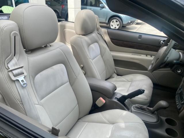 2004 Brilliant Black Crystal Prl /Dark Slate Gray Chrysler Sebring Limited LOW MILES 66,139 (1C3EL65R84N) with an 2.7L MPI DOHC 24-Valve V6 Engine engine, Automatic transmission, located at 4701 North Dixie Hwy, Pompano Beach, FL, 33064, (954) 422-2889, 26.240938, -80.123474 - OUR WEBPAGE FLORIDACARS1.COM HAS OVER 100 PHOTOS AND FREE CARFAX LINK 2004 CHRYSLER SEBRING LIMITED VIN: 1C3EL65R84N154413 1 C 3 E L 6 5 R 8 4 N 1 5 4 4 1 3 CONVERTIBLE 2.7L V6 F DOHC GASOLINE 28 MPG FRONT WHEEL DRIVE Features ABS Brakes Air Conditioning Alloy Wheels AM/FM Stereo Automatic Transmiss - Photo#52