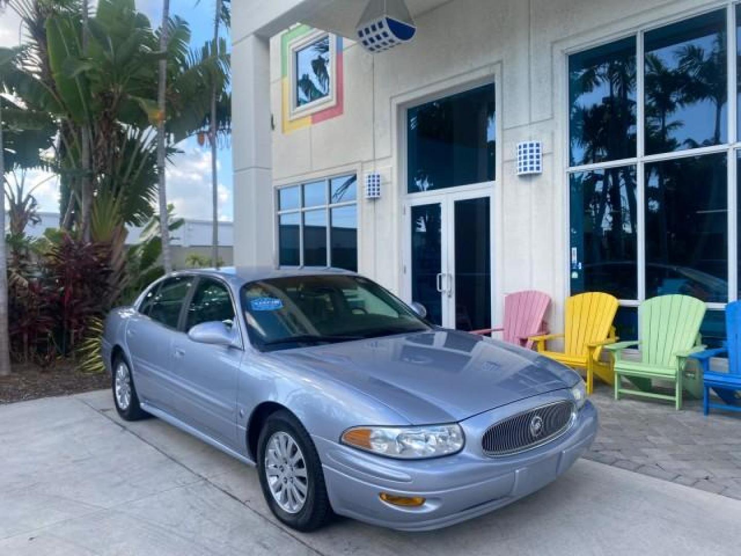 2005 Ming Blue Metallic /Gray Buick LeSabre LEATHER LOW MILES 62,243 (1G4HP54KX5U) with an 3.8L 3800 V6 SFI Engine engine, Automatic transmission, located at 4701 North Dixie Hwy, Pompano Beach, FL, 33064, (954) 422-2889, 26.240938, -80.123474 - OUR WEBPAGE FLORIDACARS1.COM HAS OVER 100 PHOTOS AND FREE CARFAX LINK 2005 BUICK LESABRE LEATHER LOADED RUNS LIKE NEW VIN: 1G4HP54KX5U177562 1 G 4 H P 5 4 K X 5 U 1 7 7 5 6 2 SEDAN 4 DR 3.8L V6 F OHV GASOLINE 29 MPG FRONT WHEEL DRIVE Features ABS Brakes Air Conditioning Alloy Wheels AM/FM Stereo Aut - Photo#1