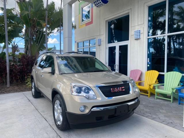 2009 Gold Mist Metallic /Light Titanium GMC Acadia SLT2 LOW MILES LEATHER (1GKER33D89J) with an 3.6L SIDI V6 Engine engine, Automatic transmission, located at 4701 North Dixie Hwy, Pompano Beach, FL, 33064, (954) 422-2889, 26.240938, -80.123474 - OUR WEBPAGE FLORIDACARS1.COM HAS OVER 100 PHOTOS AND FREE CARFAX LINK 2009 GMC ACADIA SLT-2 LEATHER 3RD ROW SUNROOF LOW MILES VIN: 1GKER33D89J136397 1 G K E R 3 3 D 8 9 J 1 3 6 3 9 7 4 DOOR WAGON/SPORT UTILITY 3.6L V6 F DOHC 24V GASOLINE 24 MPG FRONT WHEEL DRIVE Features ABS Brakes Air Conditioning - Photo#1