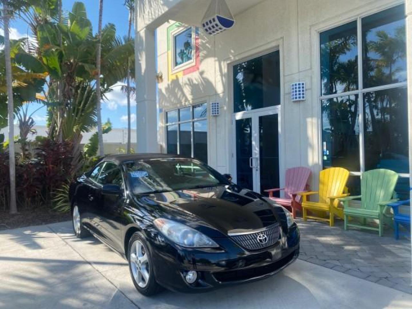 2006 Black /Dark Stone Toyota Camry Solara SE V6 CONV LOW MILES 57,572 (4T1FA38P16U) with an 3.3L DOHC SMPI 24-Valve V6 Engine engine, Automatic transmission, located at 4701 North Dixie Hwy, Pompano Beach, FL, 33064, (954) 422-2889, 26.240938, -80.123474 - OUR WEBPAGE FLORIDACARS1.COM HAS OVER 100 PHOTOS AND FREE CARFAX LINK 2006 TOYOTA CAMRY SOLARA SE V6 VIN: 4T1FA38P16U086295 4 T 1 F A 3 8 P 1 6 U 0 8 6 2 9 5 CONVERTIBLE 3.3L V6 F DOHC 24V GASOLINE 29 MPG FRONT WHEEL DRIVE Features ABS Brakes Air Conditioning Alloy Wheels AM/FM Stereo Automatic Tran - Photo#1