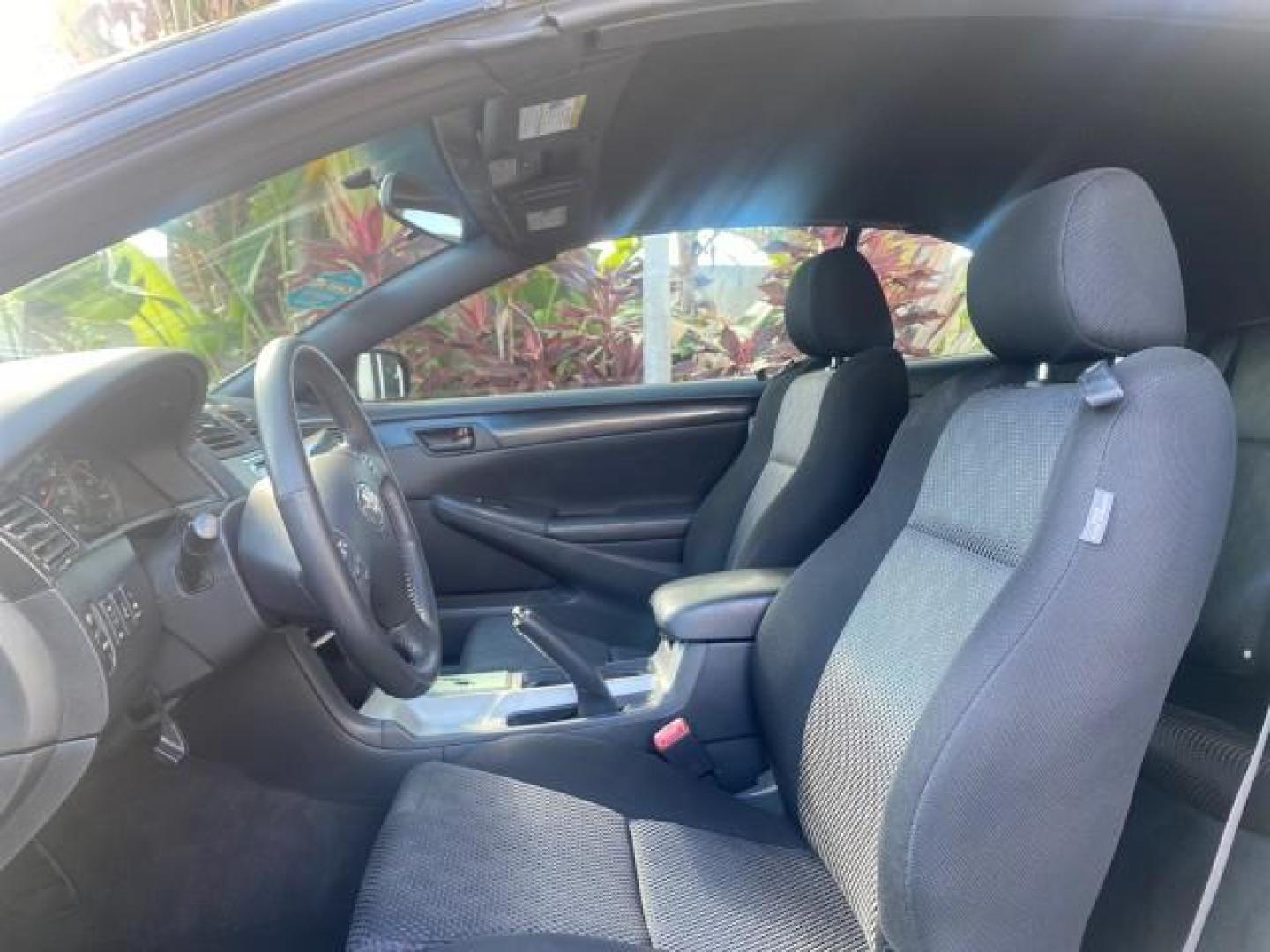 2006 Black /Dark Stone Toyota Camry Solara SE V6 CONV LOW MILES 57,572 (4T1FA38P16U) with an 3.3L DOHC SMPI 24-Valve V6 Engine engine, Automatic transmission, located at 4701 North Dixie Hwy, Pompano Beach, FL, 33064, (954) 422-2889, 26.240938, -80.123474 - OUR WEBPAGE FLORIDACARS1.COM HAS OVER 100 PHOTOS AND FREE CARFAX LINK 2006 TOYOTA CAMRY SOLARA SE V6 VIN: 4T1FA38P16U086295 4 T 1 F A 3 8 P 1 6 U 0 8 6 2 9 5 CONVERTIBLE 3.3L V6 F DOHC 24V GASOLINE 29 MPG FRONT WHEEL DRIVE Features ABS Brakes Air Conditioning Alloy Wheels AM/FM Stereo Automatic Tran - Photo#54