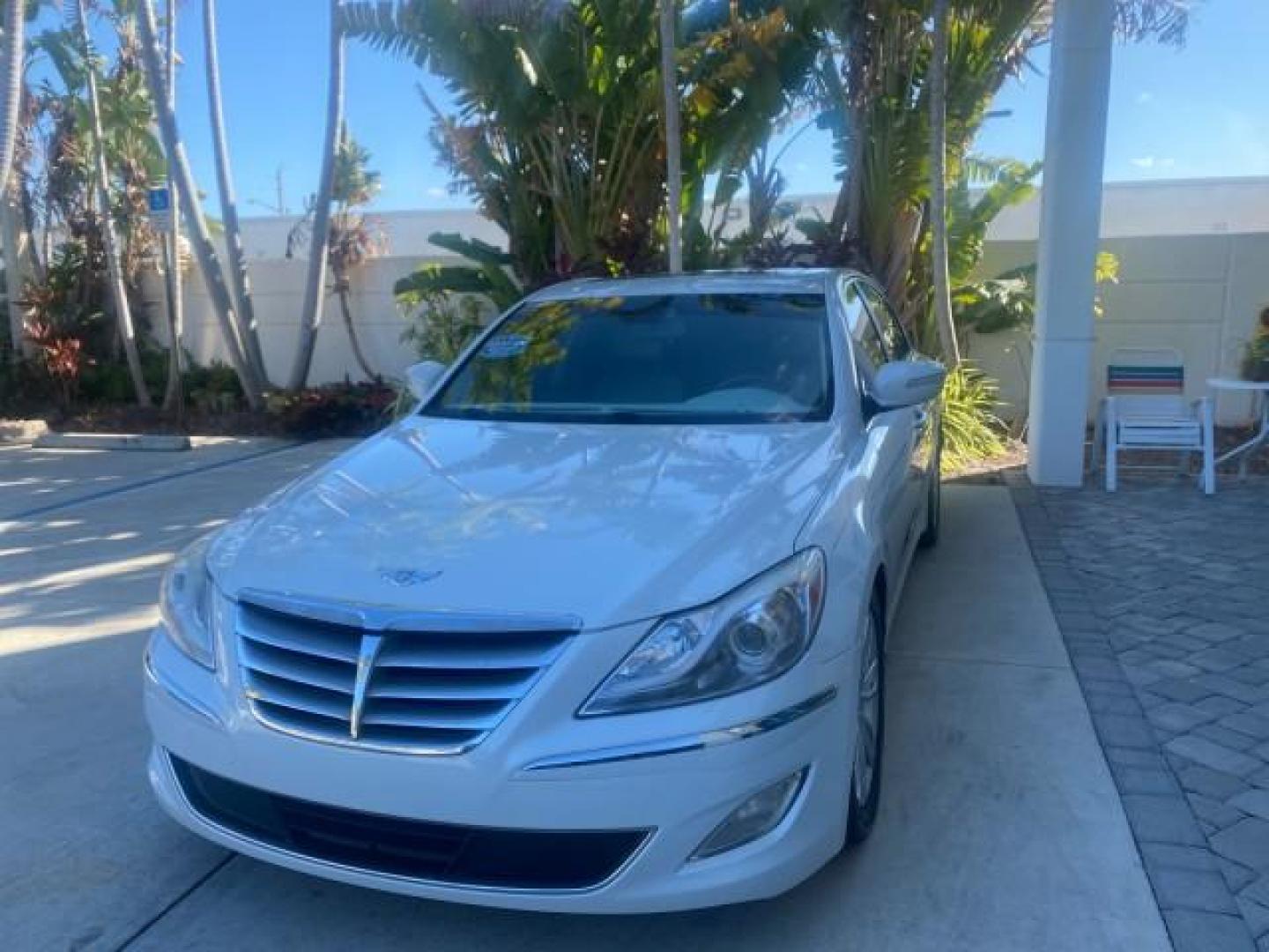 2012 White Satin Pearl /Saddle Hyundai Genesis 4.6L V8 LOW MILES PEARL WHITE (KMHGC4DF6CU) with an 4.6L DOHC MPI 32-Valve V8 Engine engine, Automatic transmission, located at 4701 North Dixie Hwy, Pompano Beach, FL, 33064, (954) 422-2889, 26.240938, -80.123474 - OUR WEBPAGE FLORIDACARS1.COM HAS OVER 100 PHOTOS AND FREE CARFAX LINK 2012 HYUNDAI GENESIS 4.6L V8 THIS CAR IS LOADED WITH EVERY OPTION POSSIBLE NEW $44,500 VIN: KMHGC4DF6CU166625 K M H G C 4 D F 6 C U 1 6 6 6 2 5 SEDAN 4 DR 4.6L V8 F DOHC 32V GASOLINE 25 MPG REAR WHEEL DRIVE Features A/C Seat(s) AB - Photo#3