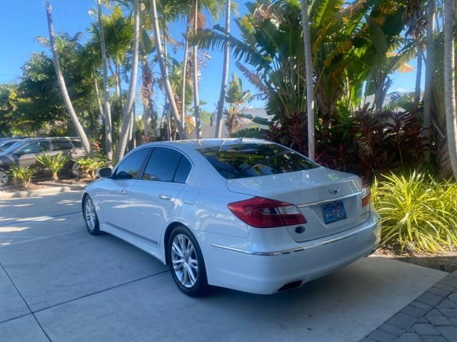 2012 White Satin Pearl /Saddle Hyundai Genesis 4.6L V8 LOW MILES PEARL WHITE (KMHGC4DF6CU) with an 4.6L DOHC MPI 32-Valve V8 Engine engine, Automatic transmission, located at 4701 North Dixie Hwy, Pompano Beach, FL, 33064, (954) 422-2889, 26.240938, -80.123474 - OUR WEBPAGE FLORIDACARS1.COM HAS OVER 100 PHOTOS AND FREE CARFAX LINK 2012 HYUNDAI GENESIS 4.6L V8 THIS CAR IS LOADED WITH EVERY OPTION POSSIBLE NEW $44,500 VIN: KMHGC4DF6CU166625 K M H G C 4 D F 6 C U 1 6 6 6 2 5 SEDAN 4 DR 4.6L V8 F DOHC 32V GASOLINE 25 MPG REAR WHEEL DRIVE Features A/C Seat(s) AB - Photo#5