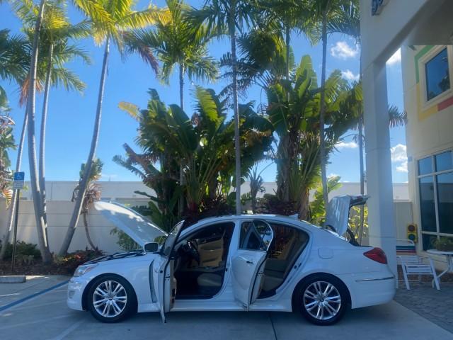 2012 White Satin Pearl /Saddle Hyundai Genesis 4.6L V8 LOW MILES PEARL WHITE (KMHGC4DF6CU) with an 4.6L DOHC MPI 32-Valve V8 Engine engine, Automatic transmission, located at 4701 North Dixie Hwy, Pompano Beach, FL, 33064, (954) 422-2889, 26.240938, -80.123474 - OUR WEBPAGE FLORIDACARS1.COM HAS OVER 100 PHOTOS AND FREE CARFAX LINK 2012 HYUNDAI GENESIS 4.6L V8 THIS CAR IS LOADED WITH EVERY OPTION POSSIBLE NEW $44,500 VIN: KMHGC4DF6CU166625 K M H G C 4 D F 6 C U 1 6 6 6 2 5 SEDAN 4 DR 4.6L V8 F DOHC 32V GASOLINE 25 MPG REAR WHEEL DRIVE Features A/C Seat(s) AB - Photo#8
