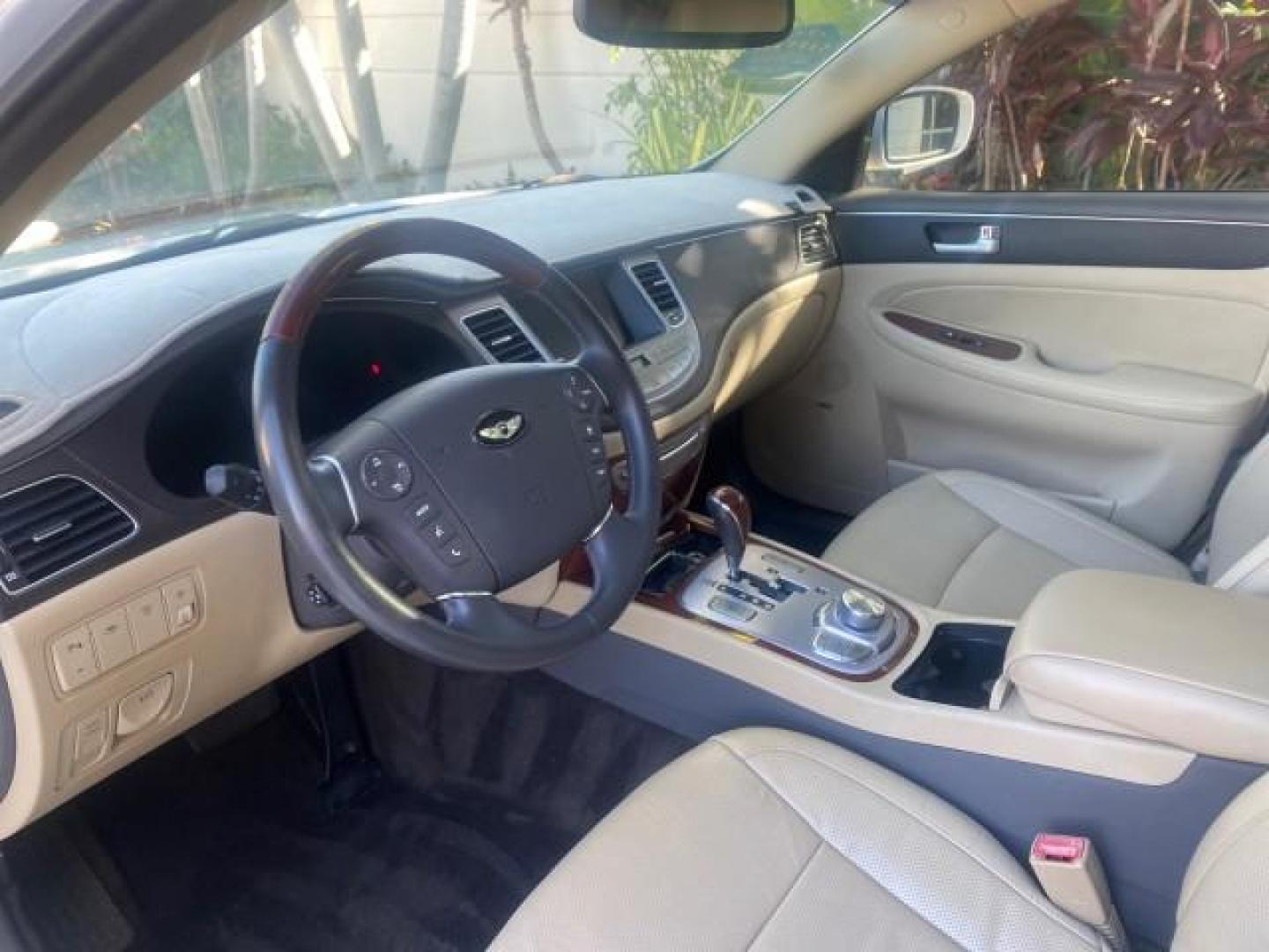 2012 White Satin Pearl /Saddle Hyundai Genesis 4.6L V8 LOW MILES PEARL WHITE (KMHGC4DF6CU) with an 4.6L DOHC MPI 32-Valve V8 Engine engine, Automatic transmission, located at 4701 North Dixie Hwy, Pompano Beach, FL, 33064, (954) 422-2889, 26.240938, -80.123474 - OUR WEBPAGE FLORIDACARS1.COM HAS OVER 100 PHOTOS AND FREE CARFAX LINK 2012 HYUNDAI GENESIS 4.6L V8 THIS CAR IS LOADED WITH EVERY OPTION POSSIBLE NEW $44,500 VIN: KMHGC4DF6CU166625 K M H G C 4 D F 6 C U 1 6 6 6 2 5 SEDAN 4 DR 4.6L V8 F DOHC 32V GASOLINE 25 MPG REAR WHEEL DRIVE Features A/C Seat(s) AB - Photo#46