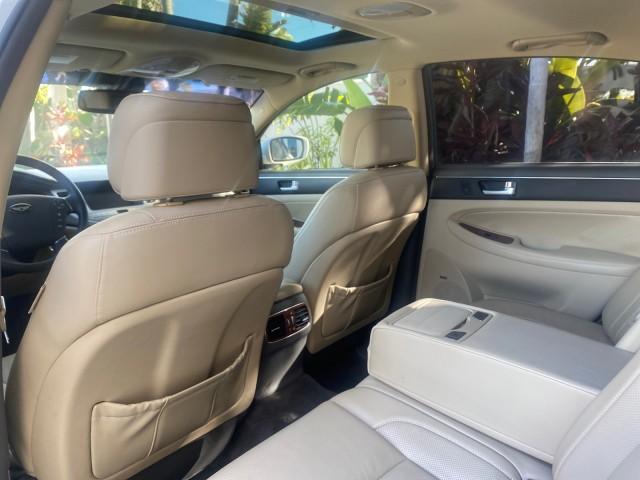 2012 White Satin Pearl /Saddle Hyundai Genesis 4.6L V8 LOW MILES PEARL WHITE (KMHGC4DF6CU) with an 4.6L DOHC MPI 32-Valve V8 Engine engine, Automatic transmission, located at 4701 North Dixie Hwy, Pompano Beach, FL, 33064, (954) 422-2889, 26.240938, -80.123474 - OUR WEBPAGE FLORIDACARS1.COM HAS OVER 100 PHOTOS AND FREE CARFAX LINK 2012 HYUNDAI GENESIS 4.6L V8 THIS CAR IS LOADED WITH EVERY OPTION POSSIBLE NEW $44,500 VIN: KMHGC4DF6CU166625 K M H G C 4 D F 6 C U 1 6 6 6 2 5 SEDAN 4 DR 4.6L V8 F DOHC 32V GASOLINE 25 MPG REAR WHEEL DRIVE Features A/C Seat(s) AB - Photo#81