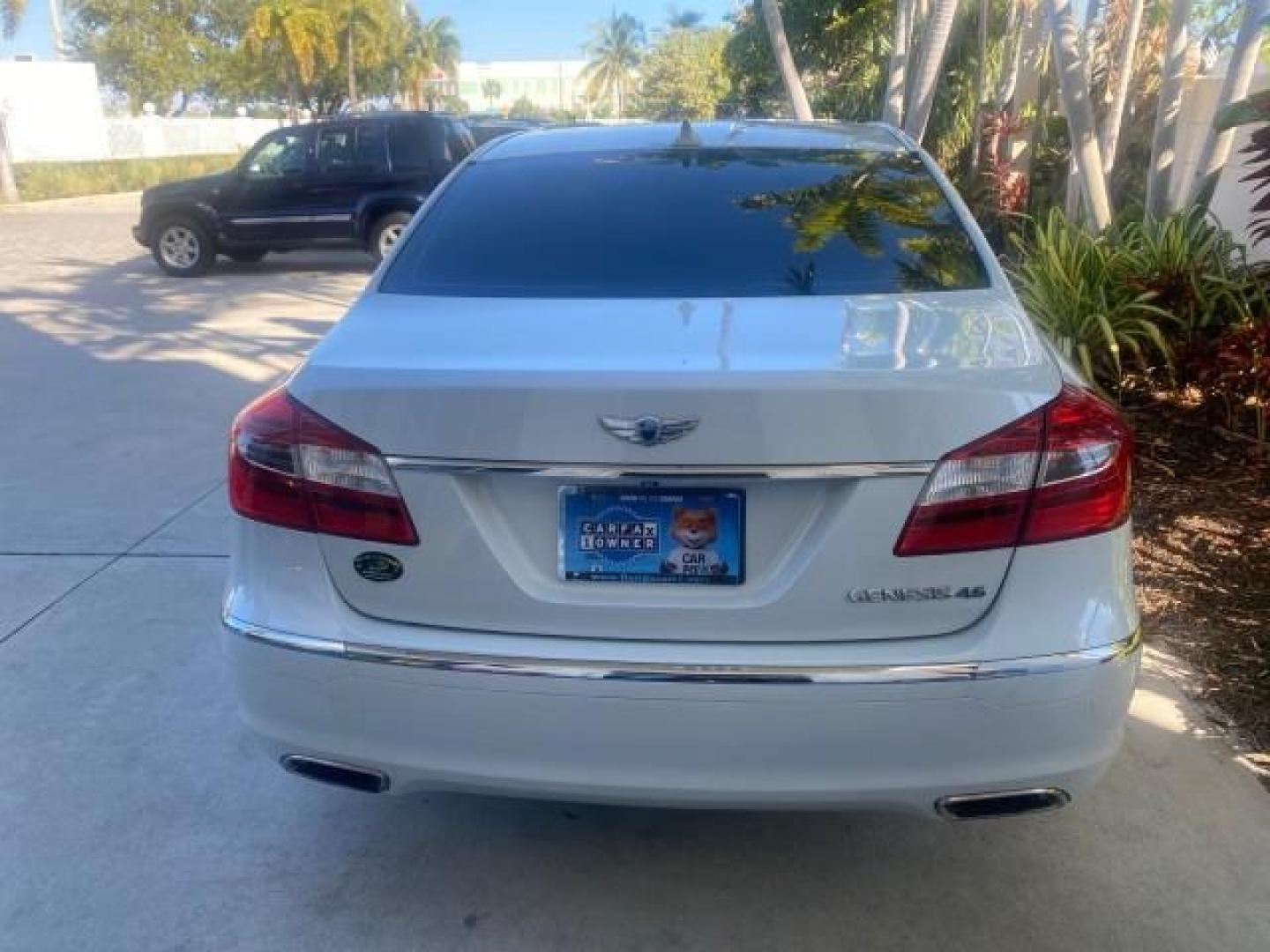 2012 White Satin Pearl /Saddle Hyundai Genesis 4.6L V8 LOW MILES PEARL WHITE (KMHGC4DF6CU) with an 4.6L DOHC MPI 32-Valve V8 Engine engine, Automatic transmission, located at 4701 North Dixie Hwy, Pompano Beach, FL, 33064, (954) 422-2889, 26.240938, -80.123474 - OUR WEBPAGE FLORIDACARS1.COM HAS OVER 100 PHOTOS AND FREE CARFAX LINK 2012 HYUNDAI GENESIS 4.6L V8 THIS CAR IS LOADED WITH EVERY OPTION POSSIBLE NEW $44,500 VIN: KMHGC4DF6CU166625 K M H G C 4 D F 6 C U 1 6 6 6 2 5 SEDAN 4 DR 4.6L V8 F DOHC 32V GASOLINE 25 MPG REAR WHEEL DRIVE Features A/C Seat(s) AB - Photo#92