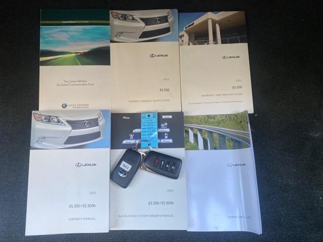 2013 Obsidian /Parchment Lexus ES 350 4dr Sdn LOW MILES 17,959 1 OWNER (JTHBK1GGXD2) with an 3.5L DOHC SFI 24-Valve V6 Engine engine, Automatic transmission, located at 4701 North Dixie Hwy, Pompano Beach, FL, 33064, (954) 422-2889, 26.240938, -80.123474 - OUR WEBPAGE FLORIDACARS1.COM HAS OVER 100 PHOTOS AND FREE CARFAX LINK 2013 LEXUS ES 350 - THIS IS THE LOWEST MILEAGE ONE IN THE COUNTRY FOR SALE 17,959 VIN: JTHBK1GGXD2003380 J T H B K 1 G G X D 2 0 0 3 3 8 0 SEDAN 4 DR 3.5L V6 F DOHC 24V GASOLINE 31 MPG FRONT WHEEL DRIVE Features A/C Seat(s) ABS Br - Photo#51