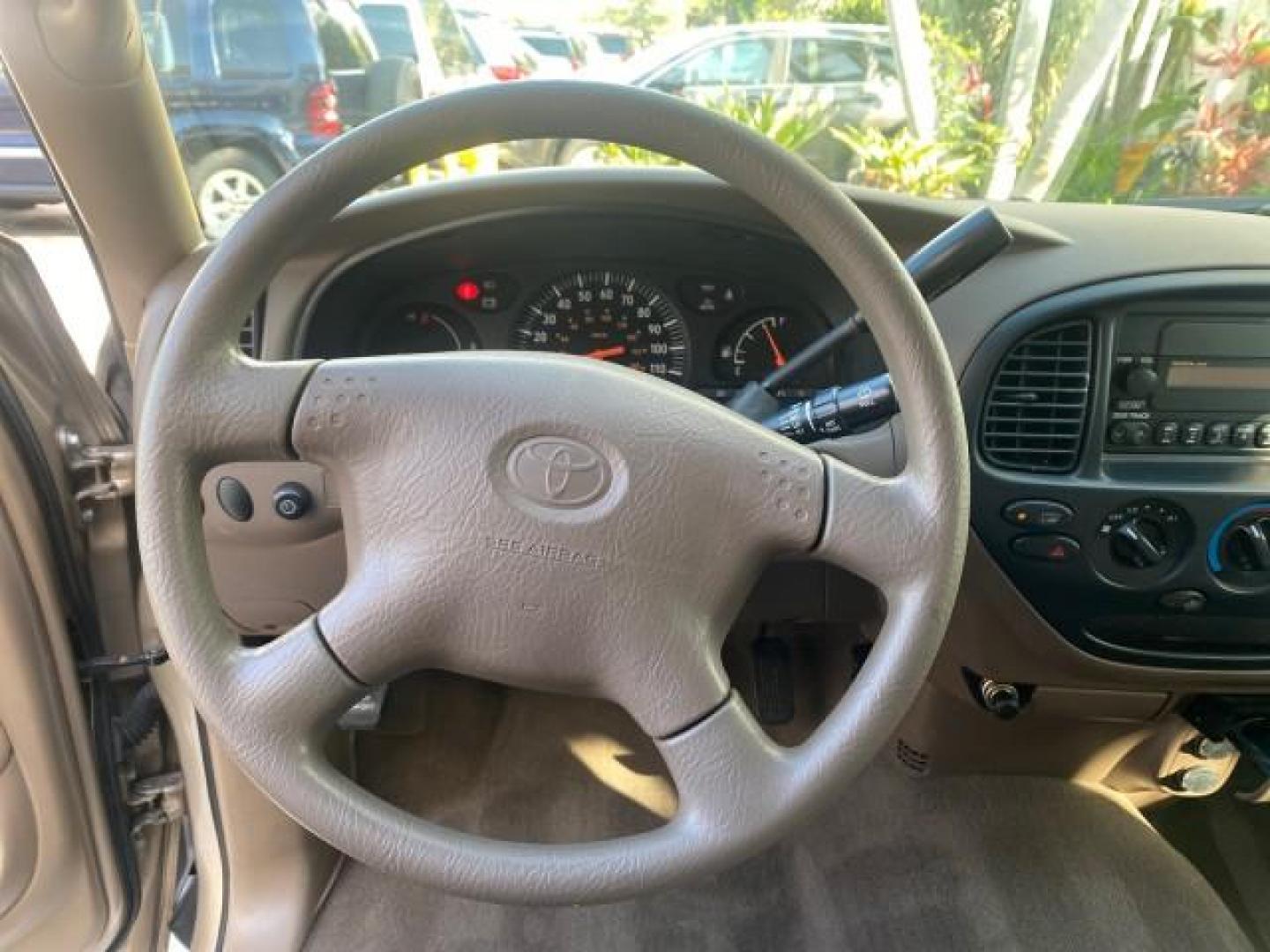 2001 Desert Sand Metallic /Oak Toyota Tundra LOW MILES 65,445 1 OWNER (5TBJN32151S) with an 3.4L DOHC EFI 24-Valve V6 Engine engine, Automatic transmission, located at 4701 North Dixie Hwy, Pompano Beach, FL, 33064, (954) 422-2889, 26.240938, -80.123474 - OUR WEBPAGE FLORIDACARS1.COM HAS OVER 100 PHOTOS AND FREE CARFAX LINK 2001 TOYOTA TUNDRA VIN: 5TBJN32151S215443 5 T B J N 3 2 1 5 1 S 2 1 5 4 4 3 PICKUP 3.4L V6 F DOHC 24V GASOLINE 20 MPG REAR WHEEL DRIVE Features Air Conditioning AM/FM Stereo Automatic Transmission Bed Cover Cassette Player Cloth S - Photo#49