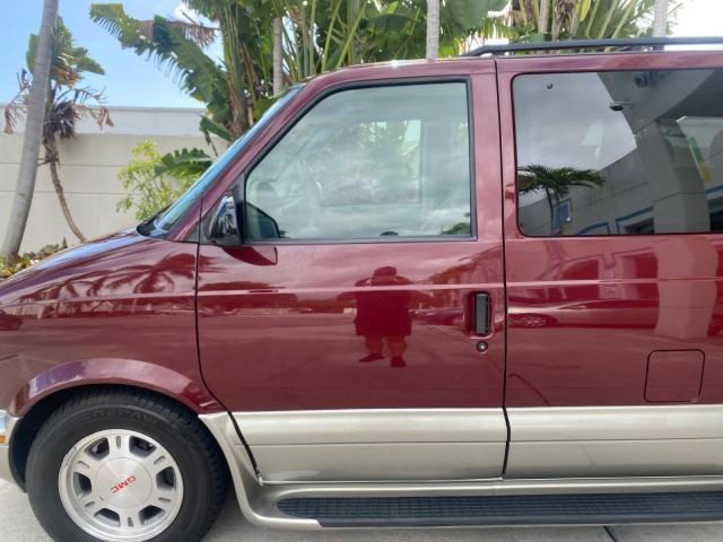 2003 Dark Toreador Red Metallic /Pewter GMC Safari Passenger LOW MILES 34,284 1 OWNER 8 PASSENGER (1GKEL19X13B) with an 4.3L Vortec 4300 V6 MFI Engine engine, Automatic transmission, located at 4701 North Dixie Hwy, Pompano Beach, FL, 33064, (954) 422-2889, 26.240938, -80.123474 - OUR WEBPAGE FLORIDACARS1.COM HAS OVER 100 PHOTOS AND FREE CARFAX LINK 2003 GMC SAFARI 8 PASSENGER AWD 1 OWNER SINCE NEW - ONE OF A KIND FIND VIN: 1GKEL19X13B516237 1 G K E L 1 9 X 1 3 B 5 1 6 2 3 7 VAN 4.3L V6 F OHV 12V GASOLINE 18 MPG ALL WHEEL DRIVE Features 4WD/AWD ABS Brakes Air Conditioning All - Photo#38