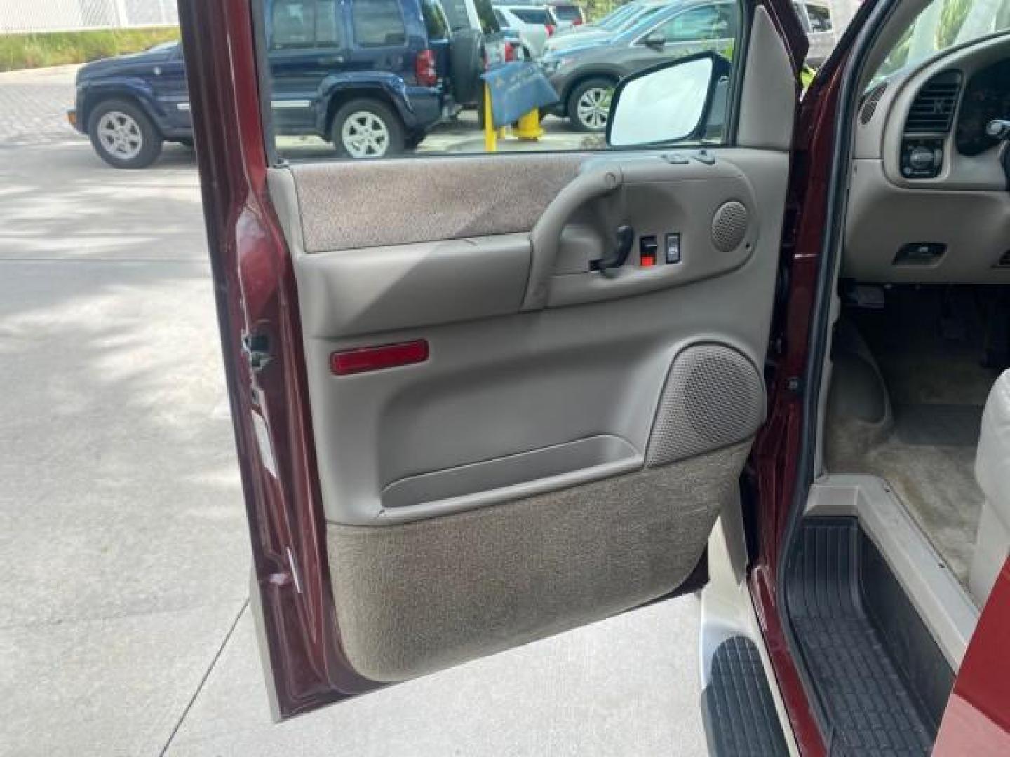 2003 Dark Toreador Red Metallic /Pewter GMC Safari Passenger LOW MILES 34,284 1 OWNER 8 PASSENGER (1GKEL19X13B) with an 4.3L Vortec 4300 V6 MFI Engine engine, Automatic transmission, located at 4701 North Dixie Hwy, Pompano Beach, FL, 33064, (954) 422-2889, 26.240938, -80.123474 - OUR WEBPAGE FLORIDACARS1.COM HAS OVER 100 PHOTOS AND FREE CARFAX LINK 2003 GMC SAFARI 8 PASSENGER AWD 1 OWNER SINCE NEW - ONE OF A KIND FIND VIN: 1GKEL19X13B516237 1 G K E L 1 9 X 1 3 B 5 1 6 2 3 7 VAN 4.3L V6 F OHV 12V GASOLINE 18 MPG ALL WHEEL DRIVE Features 4WD/AWD ABS Brakes Air Conditioning All - Photo#43